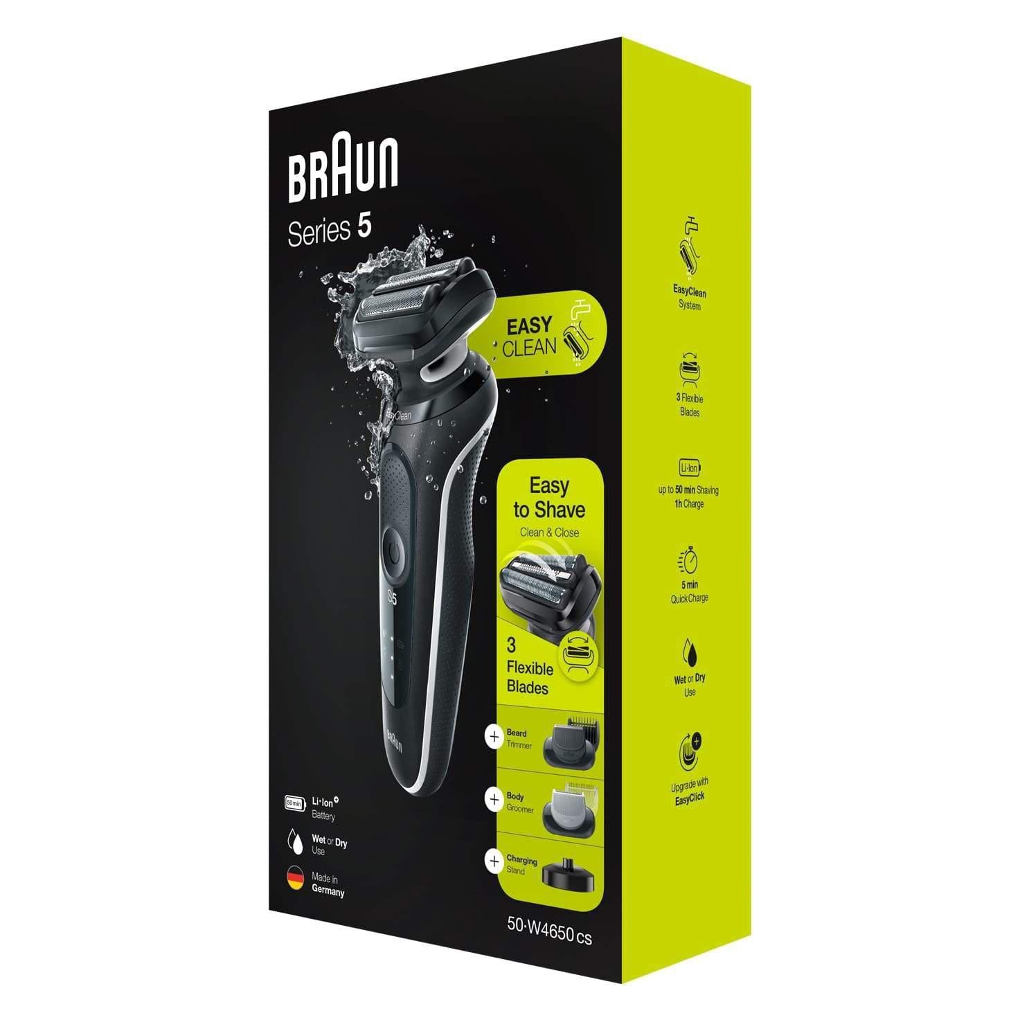 Braun Series5 Men's Rechargeable Wet & Dry Electric Shaver with
