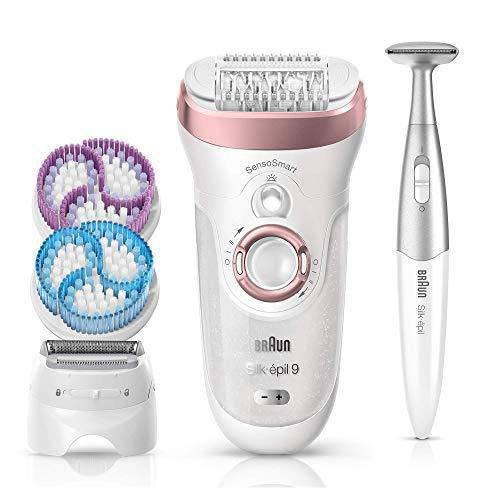 Braun Silk-Epil 9 SkinSpa SensoSmart 9/980 Wet and Dry Epilator - Rose Gold - Healthxpress.ie