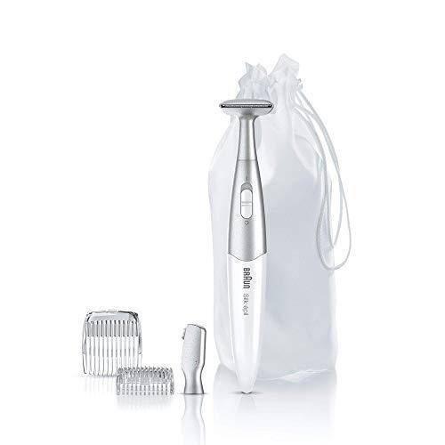 Braun Silk-Epil Bikini Styler FG1100 3-in-1 Precision Bikini Trimming and Styling with 4 Extras, White - Healthxpress.ie