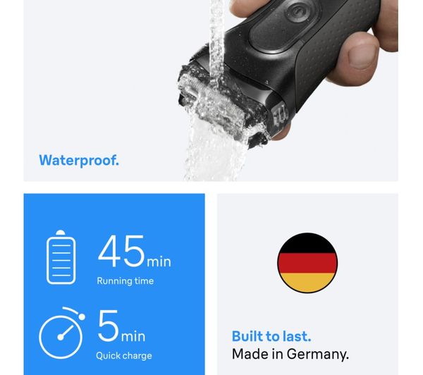 Braun Men's Series 3 ProSkin 3000s Electric Shaver w/ Protection cap - Grey