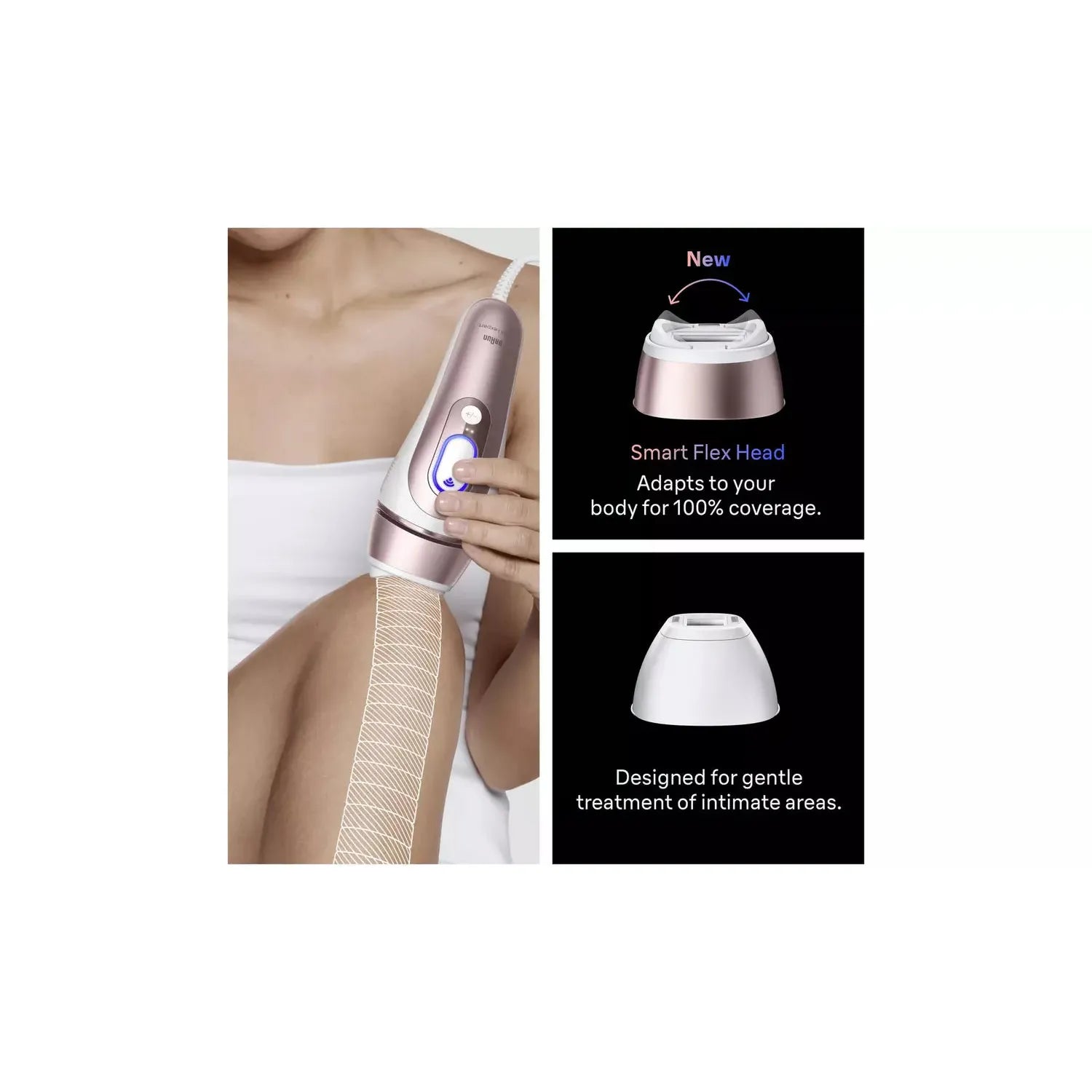 BRAUN Skin i-expert PL7211 Corded IPL Hair Removal System - White