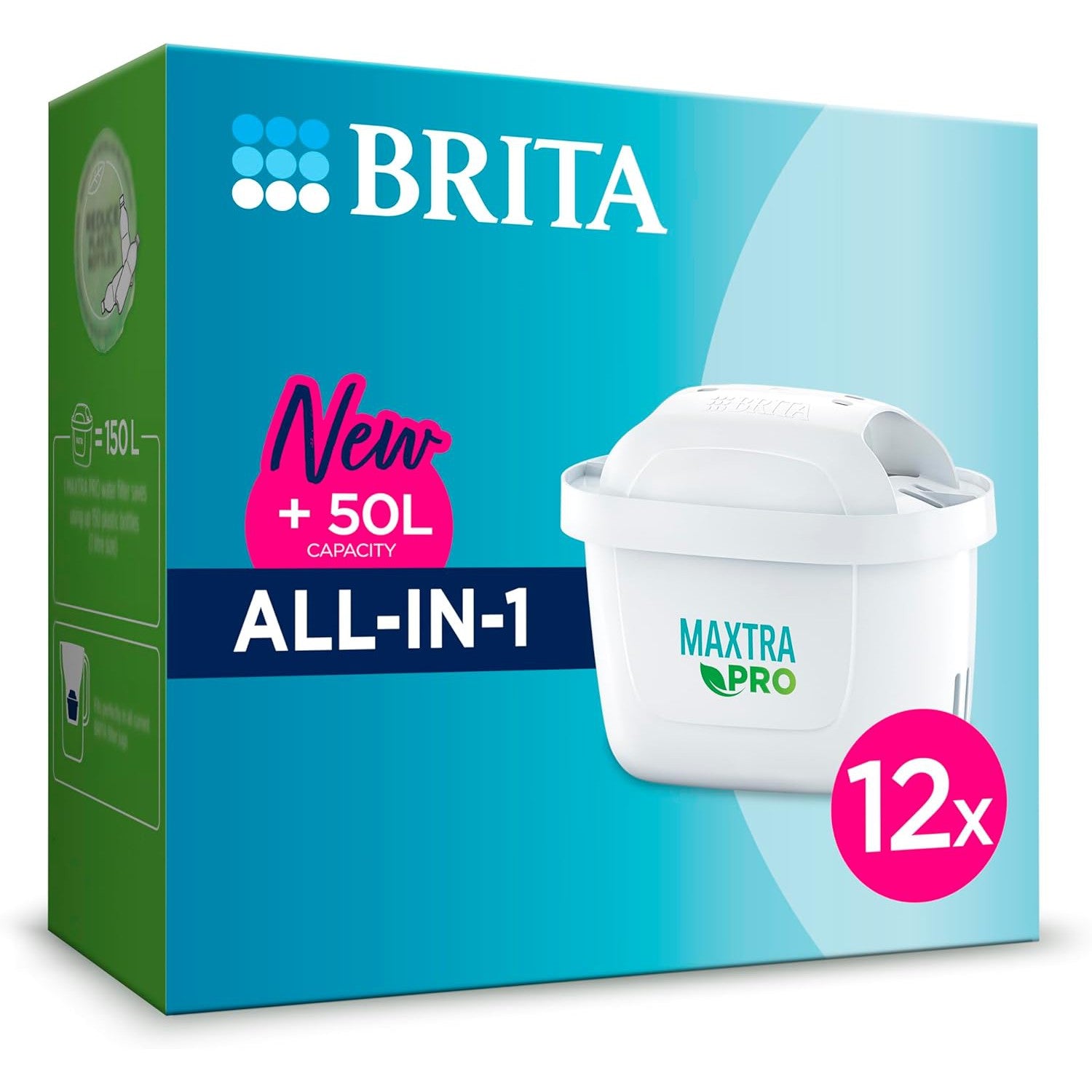 Brita Maxtra Pro All-in-1 Water Filter Cartridge 12 Pack