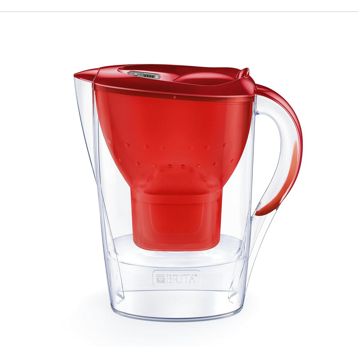BRITA Marella Water Filter Jug with Maxtra Pro Red 2.4l - Healthxpress.ie
