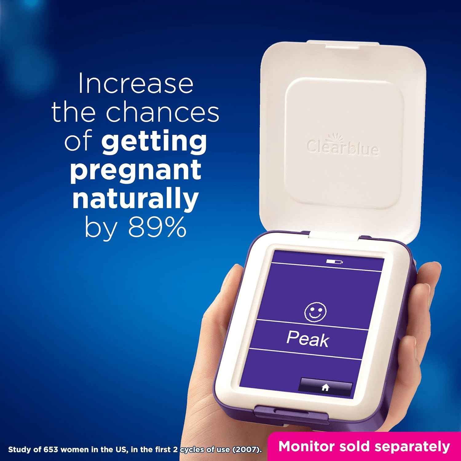 Clearblue Advanced Fertility Monitor Refill Test Sticks with 4 Pregnancy Tests - Pack of 20 +4