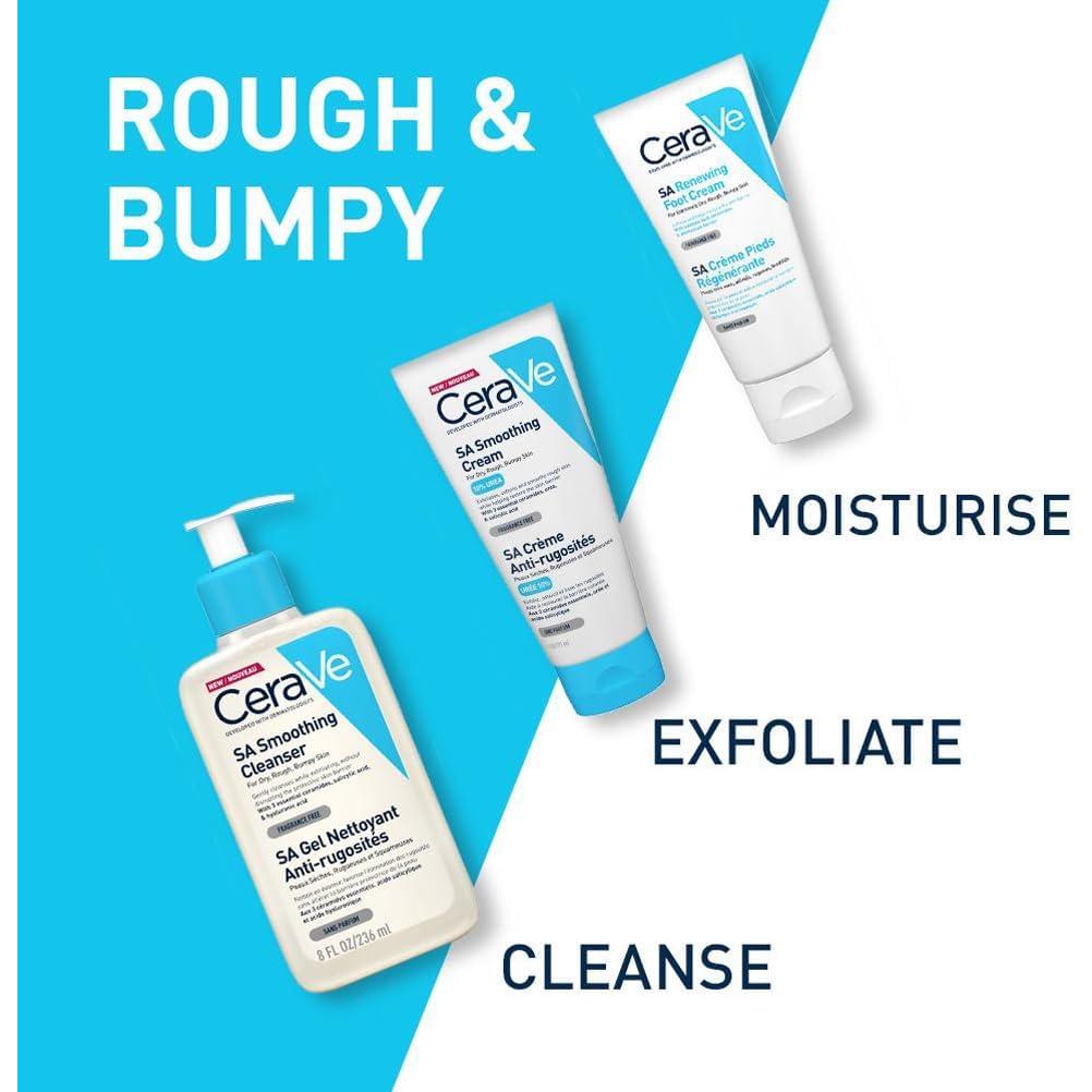 CeraVe SA Smoothing Cream 177ml for Rough and Bumpy Skin with Salicylic Acid and 3 Essential Ceramides