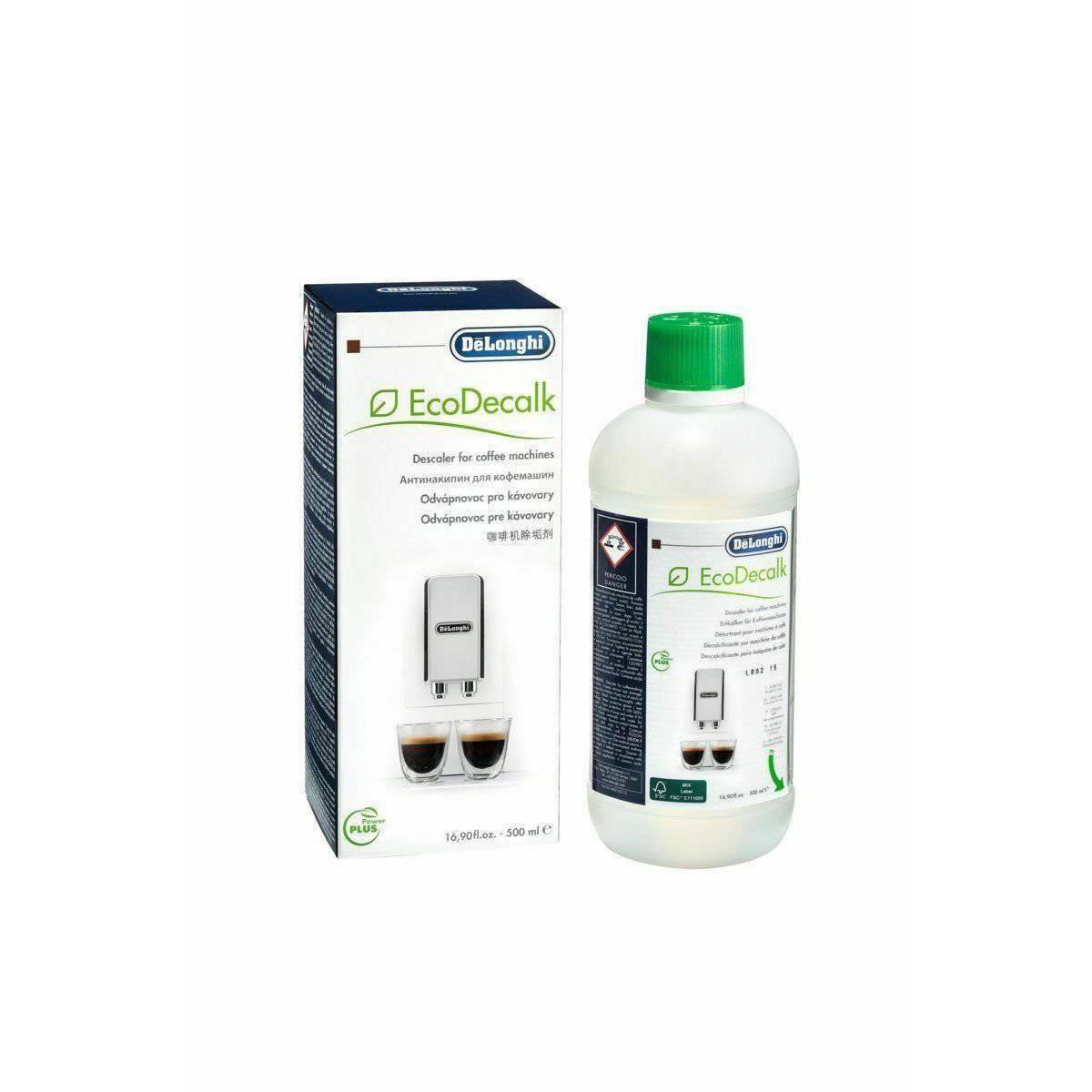 De'Longhi EcoDecalk Descaling Solution DLSC500 - For All Coffee Machines - 500ml