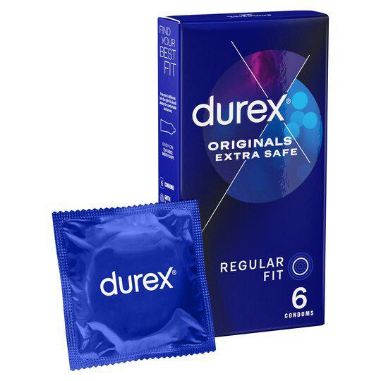 Durex Extra Safe Condoms, Pack of 6