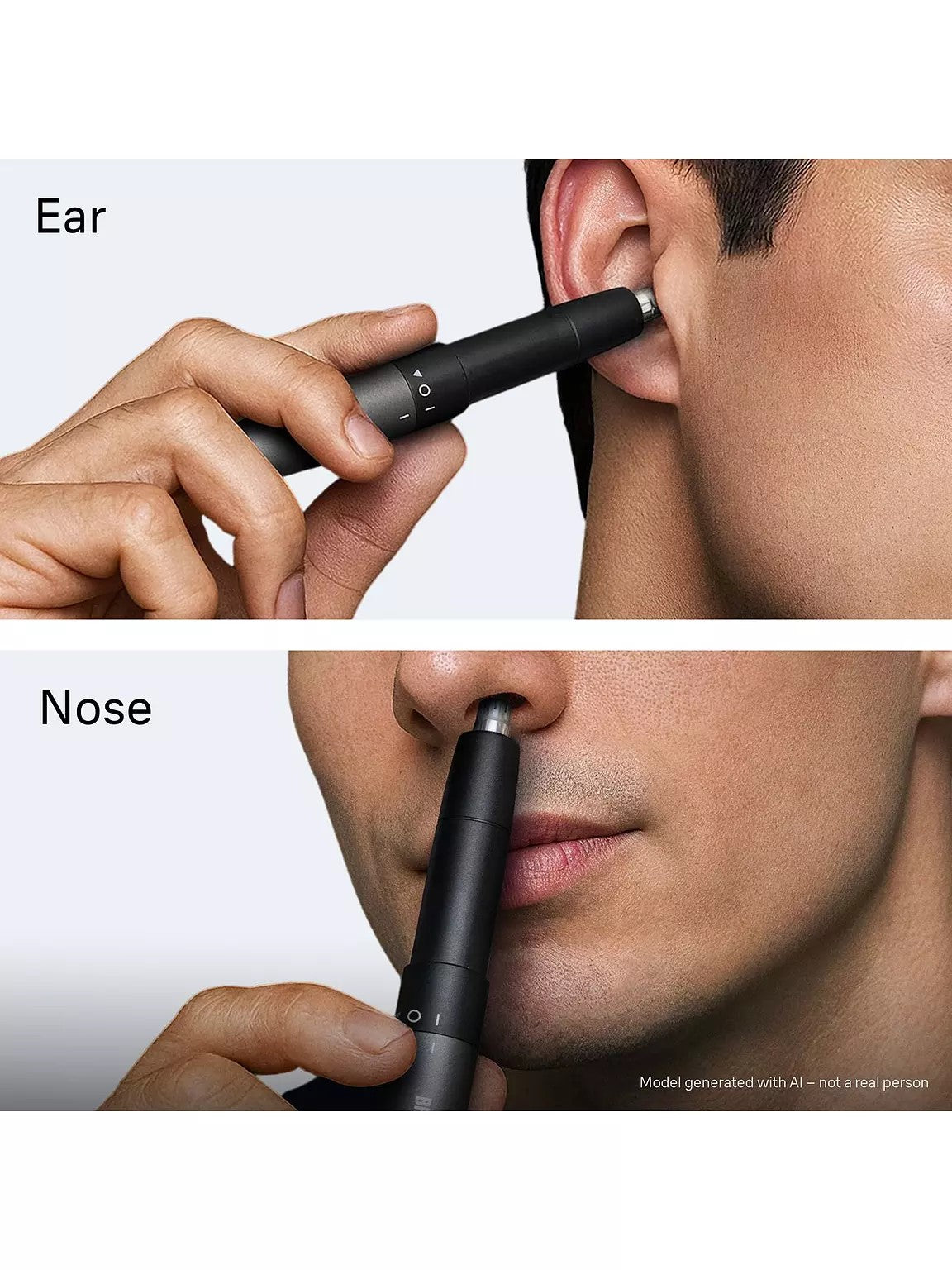 Braun Ear and Nose Trimmer EN20 - Safe & Accurate Hair Removal - Fully Washable