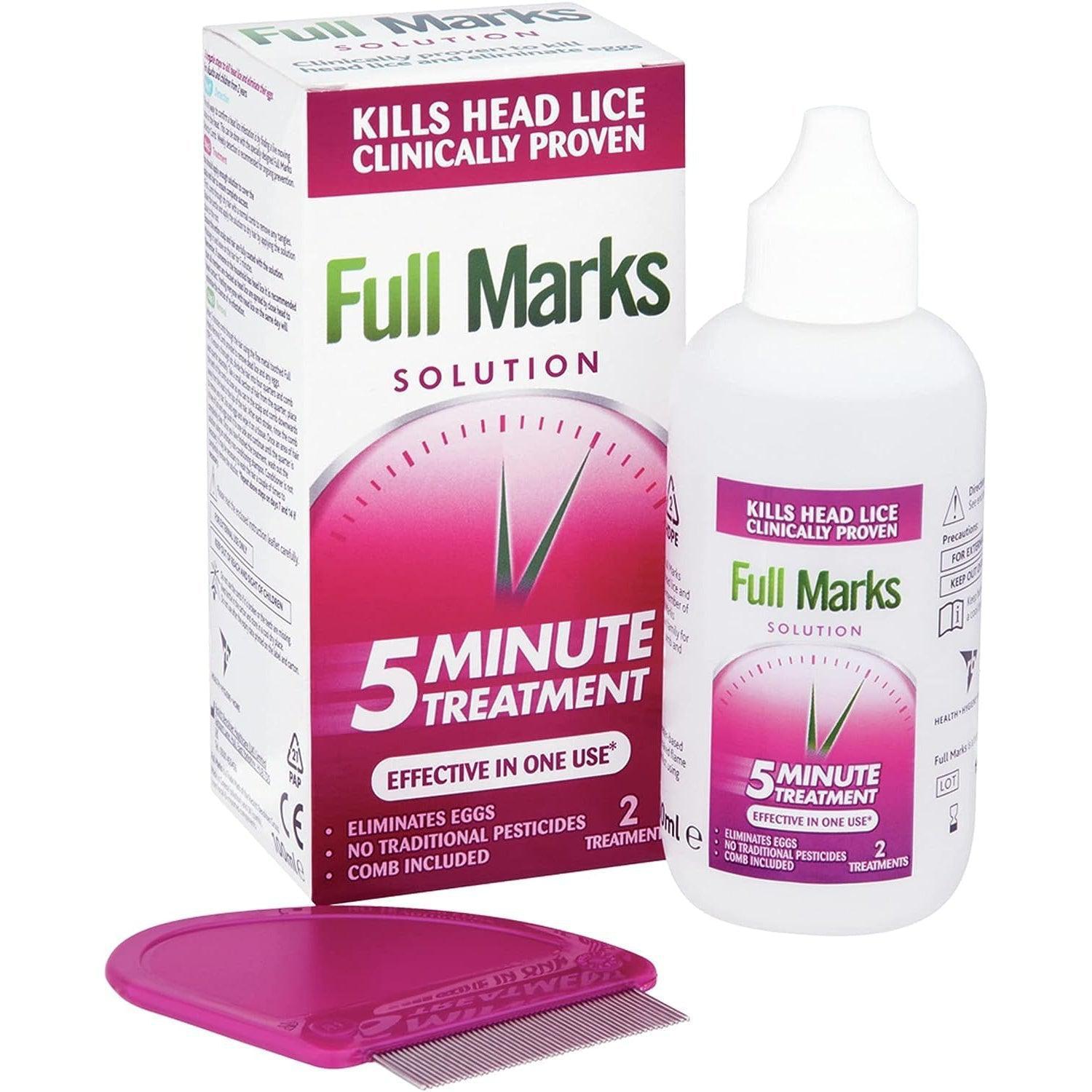 Full Marks Solution 5 Minute Treatment 100ml