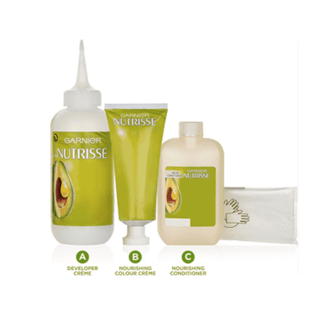 Garnier Nutrisse Permanent Hair Dye - 100% Grey Hair Coverage - Black 1