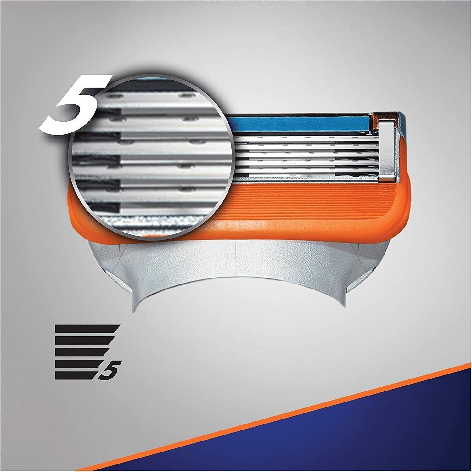 Gillette Fusion5 Razor + 8 Blades