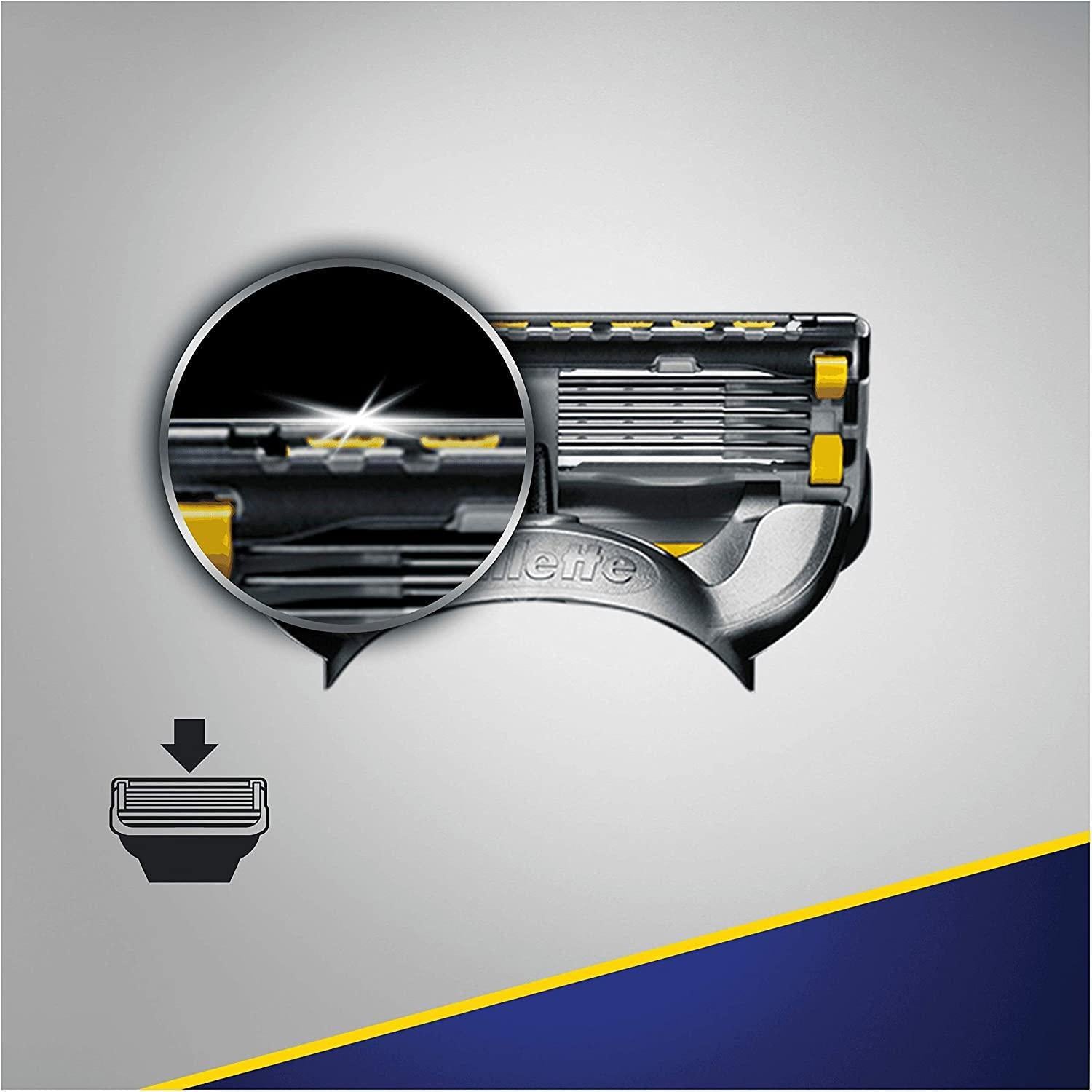 Gillette Fusion5 ProShield Razor Blades - 6 Pack + Razor - Healthxpress.ie