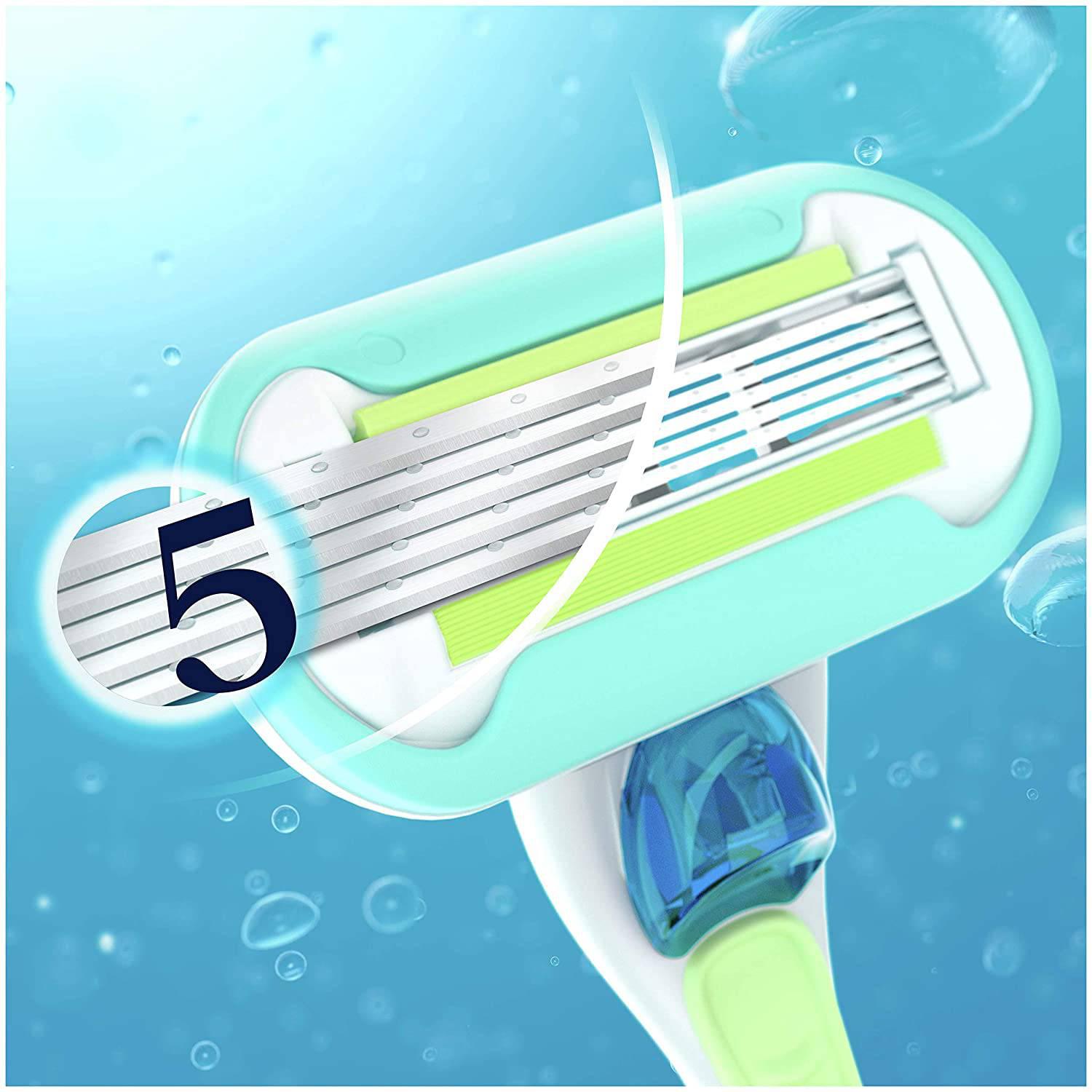 Gillette Venus Embrace Razor Blades - Curve Hugging Blades, Pack of 6 - Healthxpress.ie