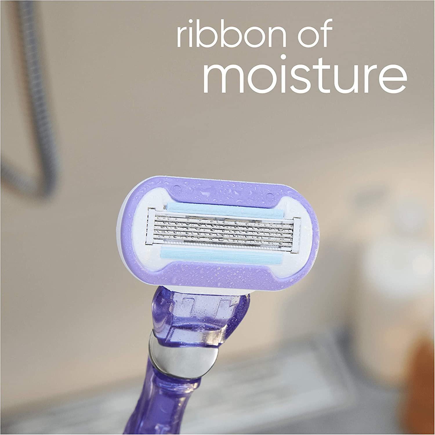 Gillette Women's Venus Swirl Contour Blades - Water Activated Glide - Pack of 6