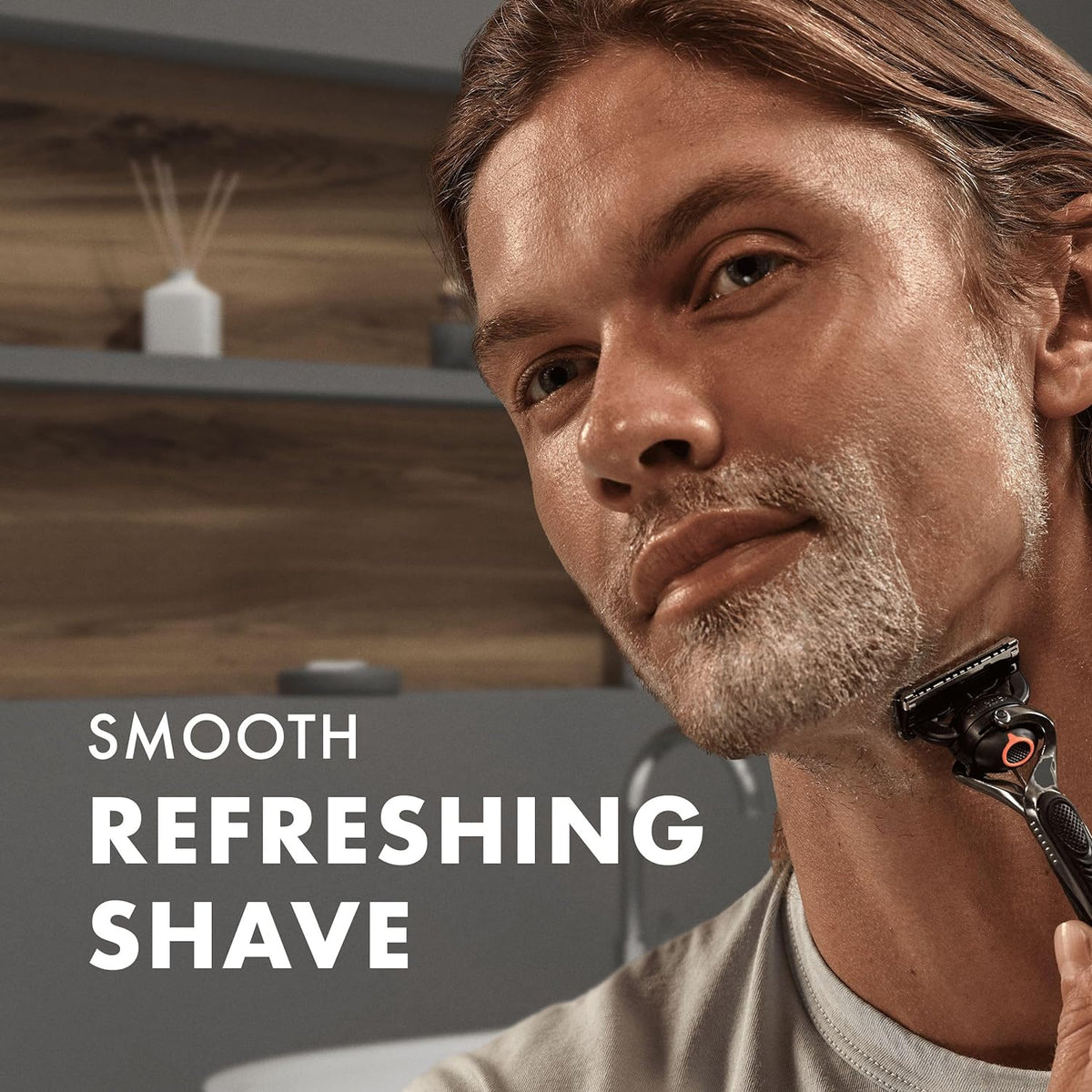 GilletteFusion 5 Ultra Sensitive Shave Gel with Almond Oil 200ML - Healthxpress.ie