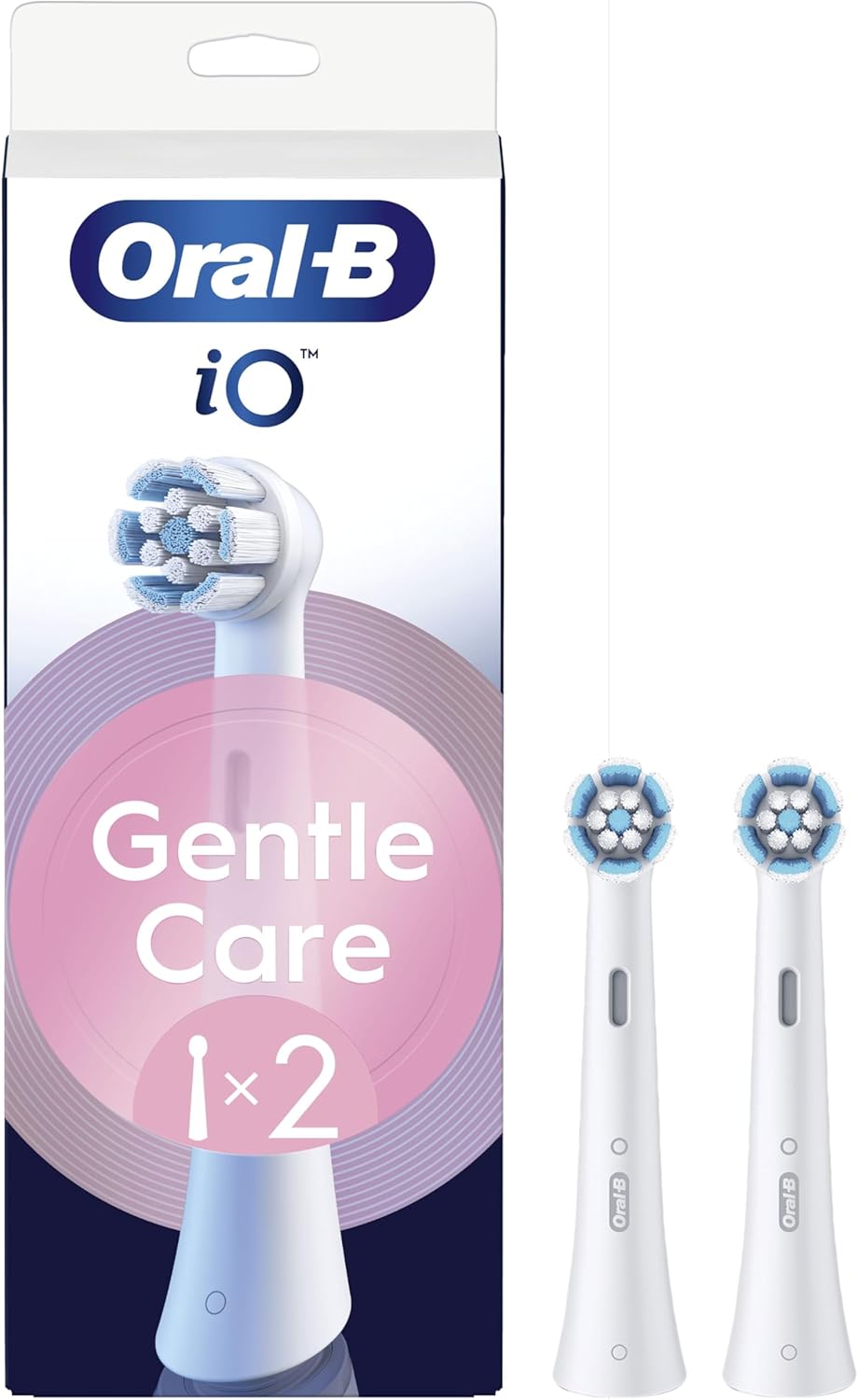 Oral-B iO 2pk Gentle Cleaning Toothbrush Heads for Sensational Mouth Feeling