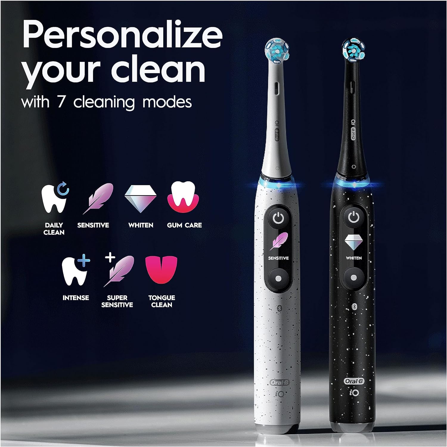 Braun Oral-B iO Series 10 Electric Rechargeable Toothbrush - Cosmic Black