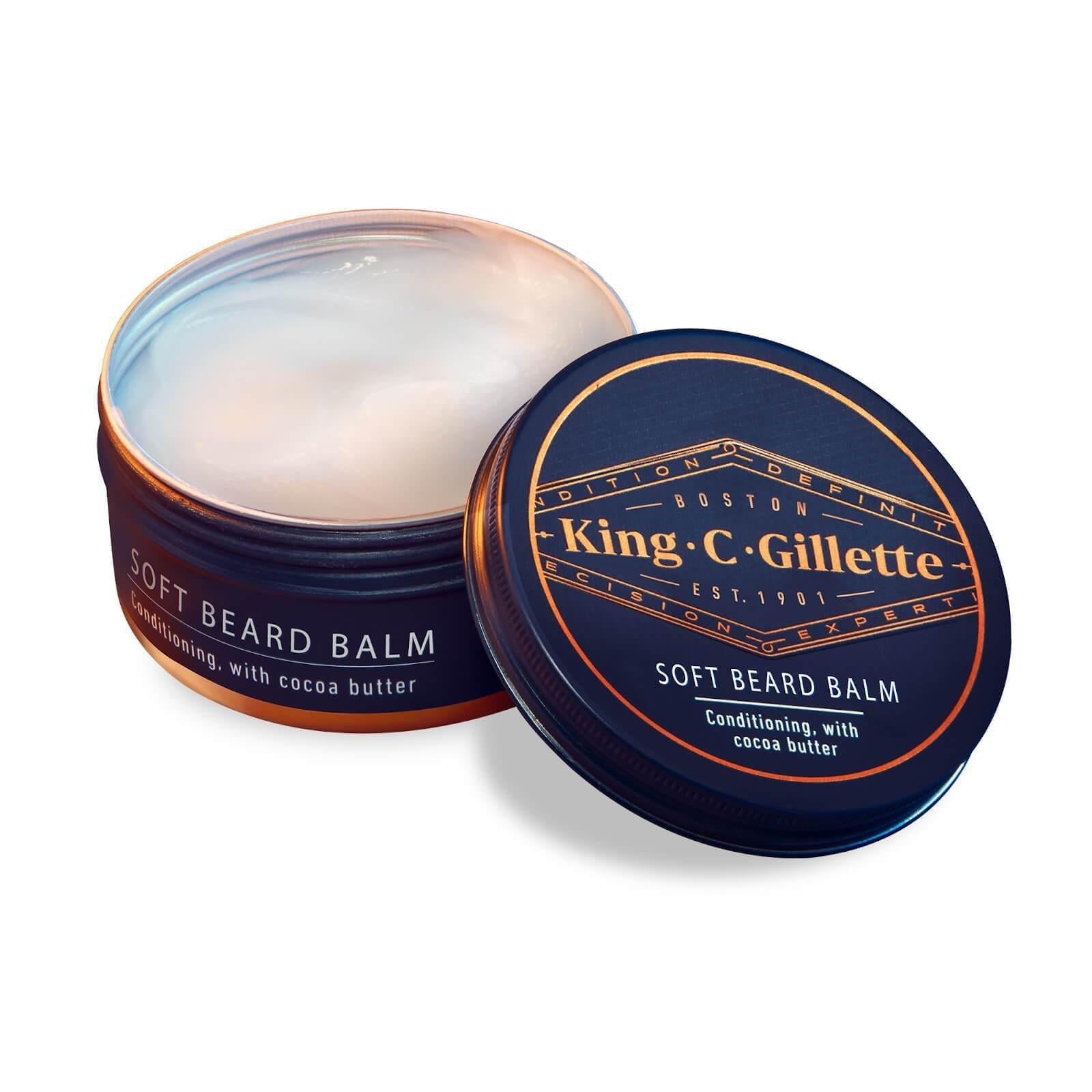 King C. Gillette Beard Balm - Nourishing Formula, Creamy Texture - 100ml