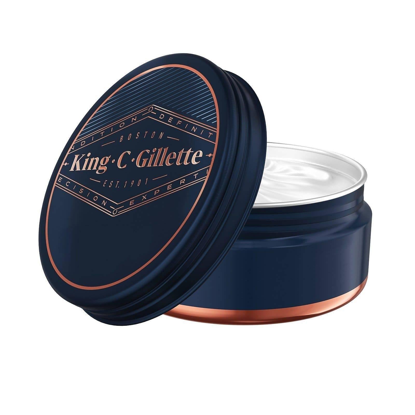 King C. Gillette Beard Balm - Nourishing Formula, Creamy Texture - 100ml
