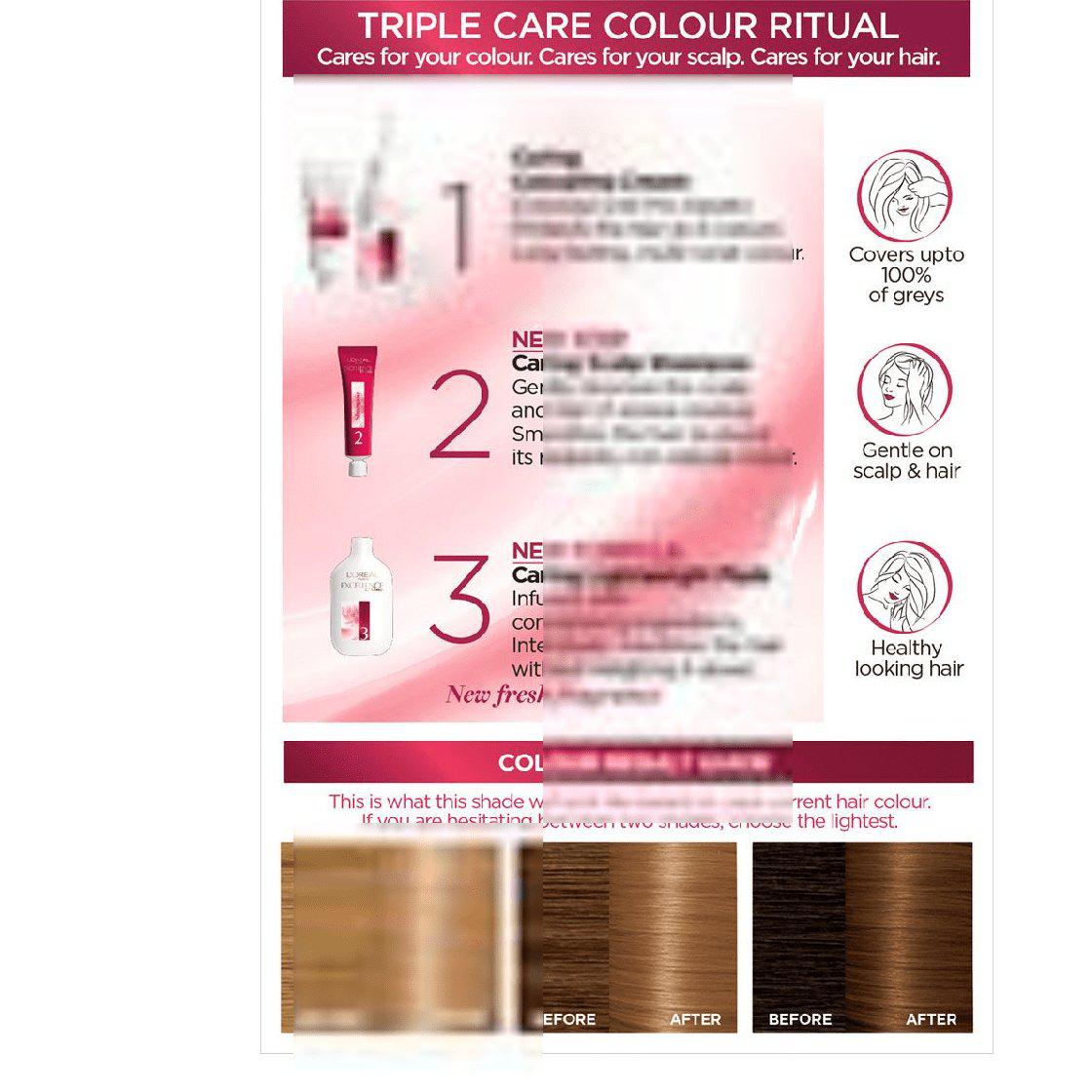 L'oreal Excellence Crème '8 Natural Blonde 'Permanent Hair Dye - Triple Care