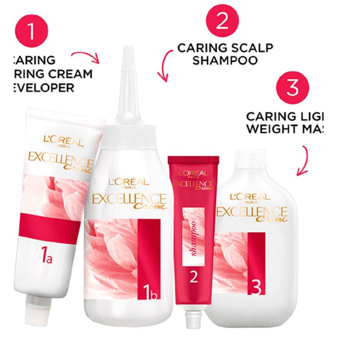 L'oreal Excellence Crème '8 Natural Blonde 'Permanent Hair Dye - Triple Care