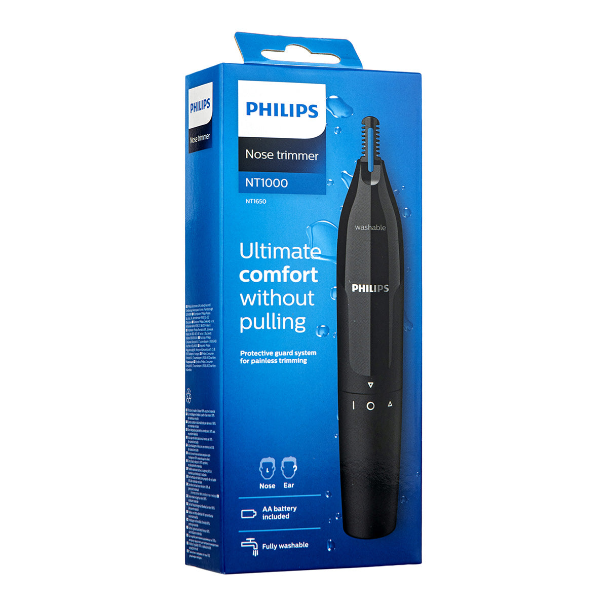 Philips Nose Ear Hair Trimmer, Series 1000 Battery-Operated,NT1650/1