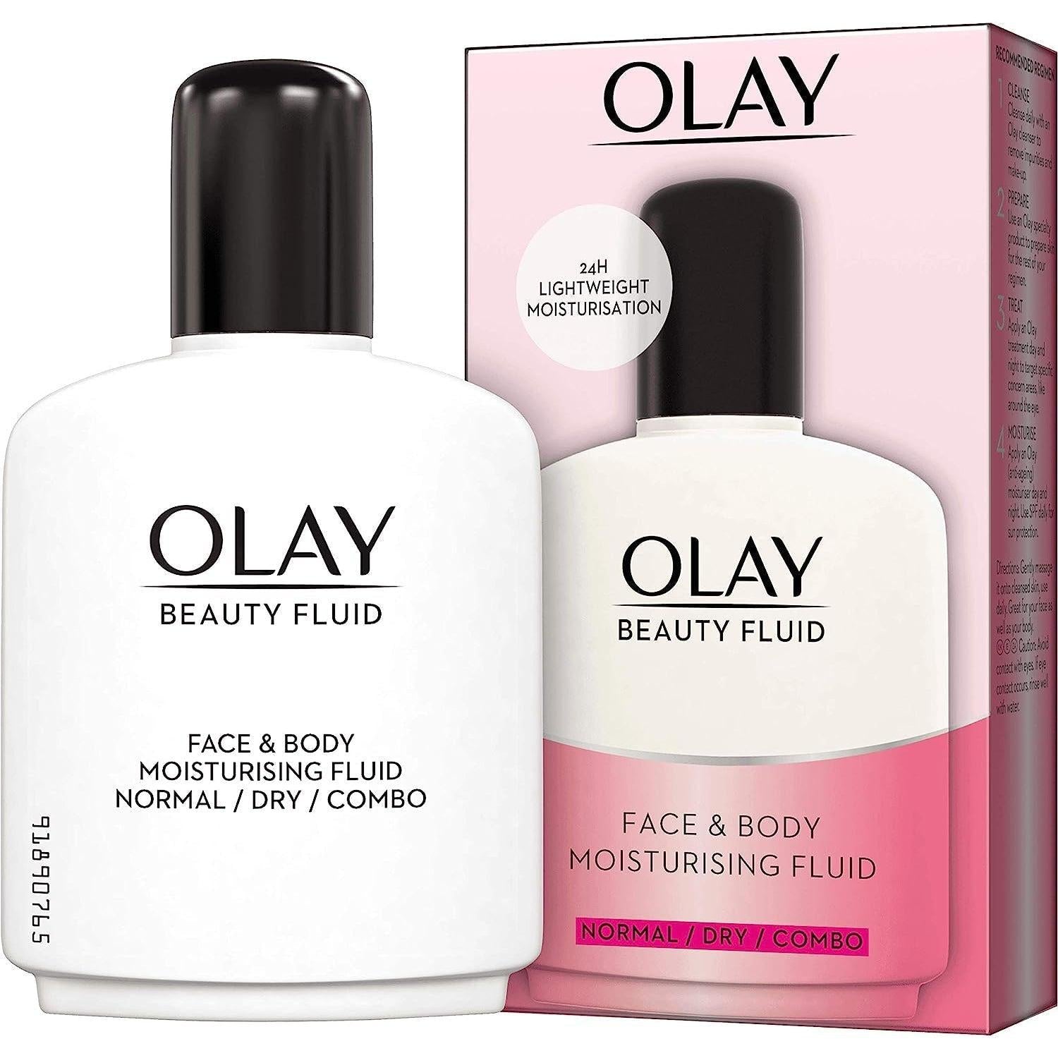 Olay Beauty Fluid Face and Body Moisturiser, 100 ml