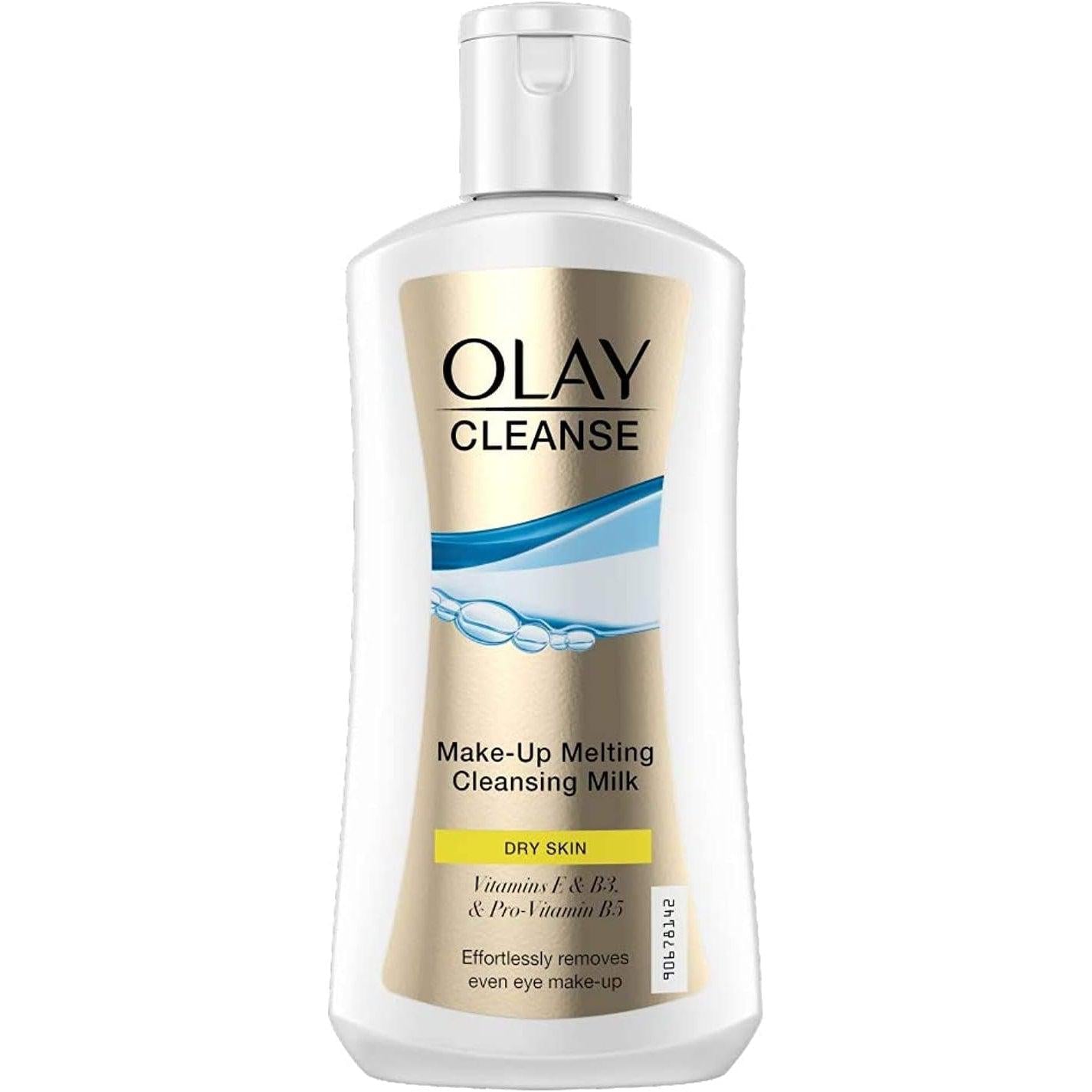 Olay Cleanse Make-Up Melting Cleansing Milk Dry Skin, 200 ml