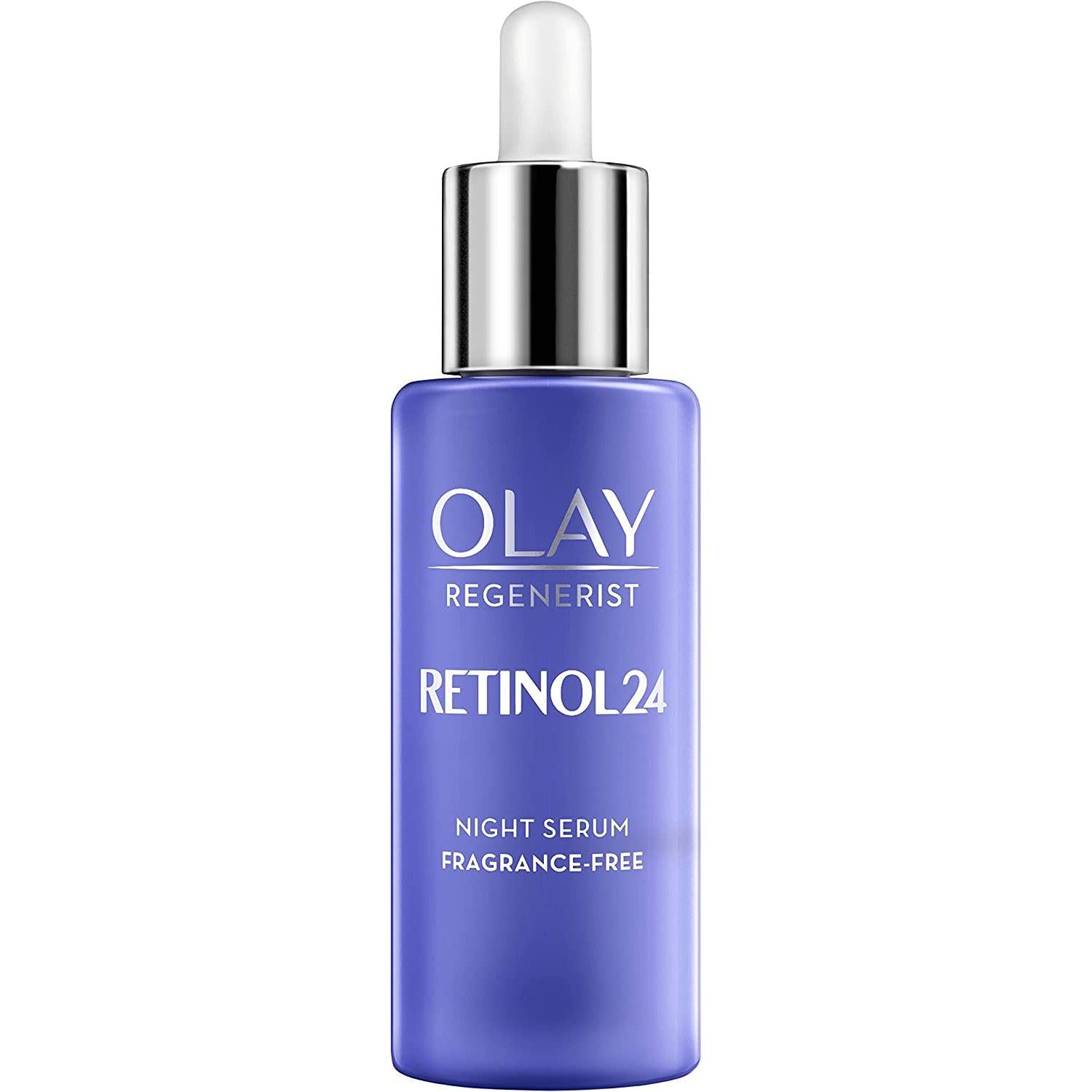 Olay Retinol Serum For Face, 24 Night Serum With Retinoid Complex + Vitamin B3, Fragrance Free, 40 ml - Healthxpress.ie