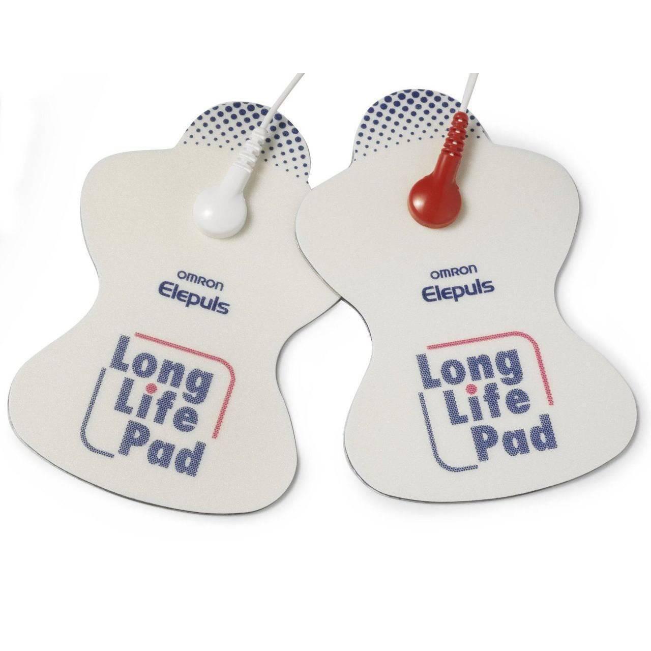 Omron Tens Long Life Electrode Pads Replacement for ENS Massage Devices - Pack of 2