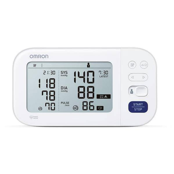 Omron M6 Comfort Digital Upper Arm Blood Pressure Monitor - 100 Readings - Intelli Wrap Cuff (22–42cm) - Healthxpress.ie
