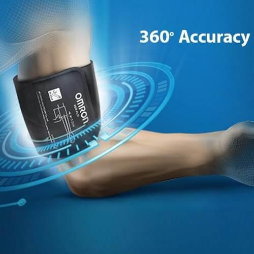 Omron M6 Comfort Digital Upper Arm Blood Pressure Monitor - 100 Readings - Intelli Wrap Cuff (22–42cm)
