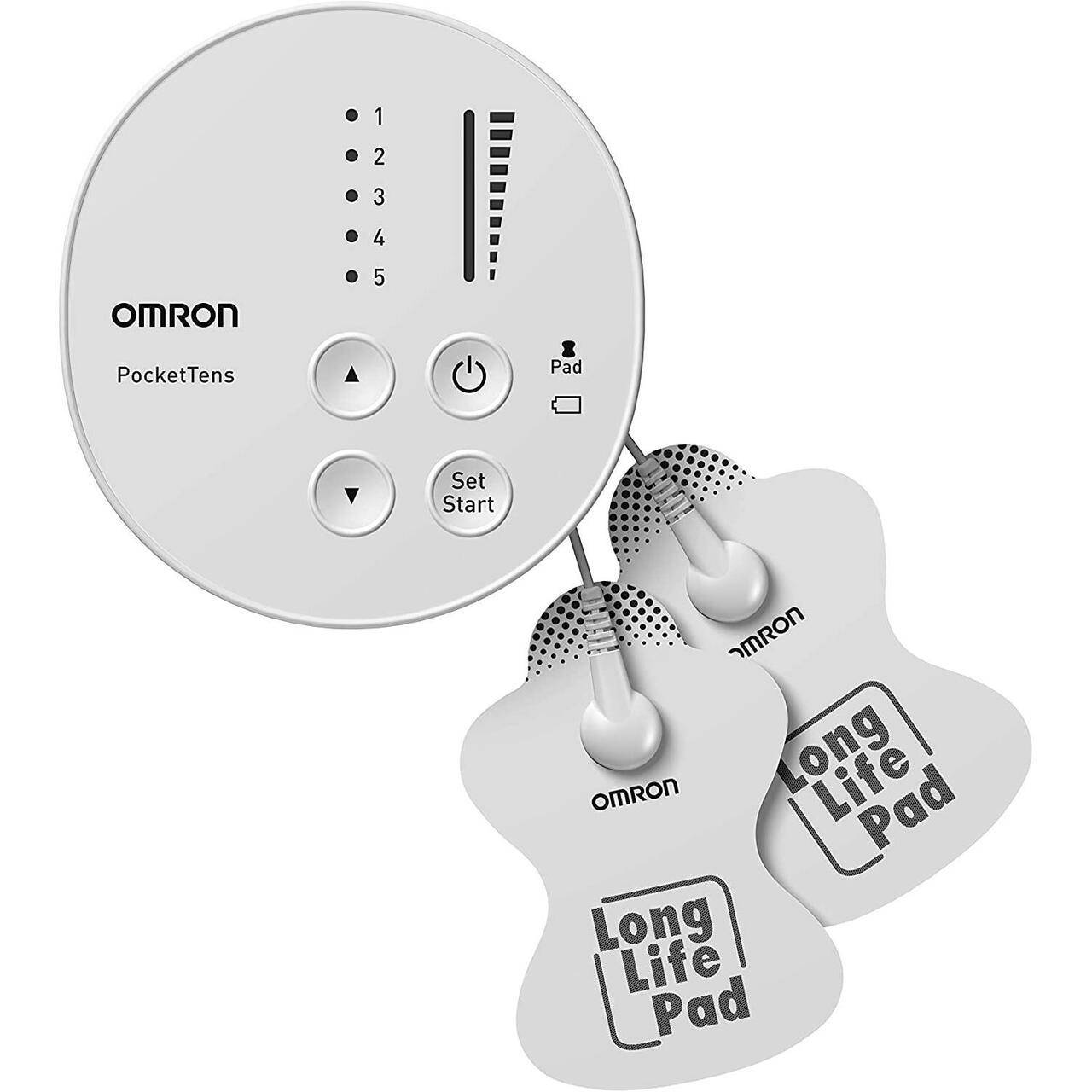 Omron Pocket Tens Digital Pain Relief Machine - Body Massager, Pre-Set Programs