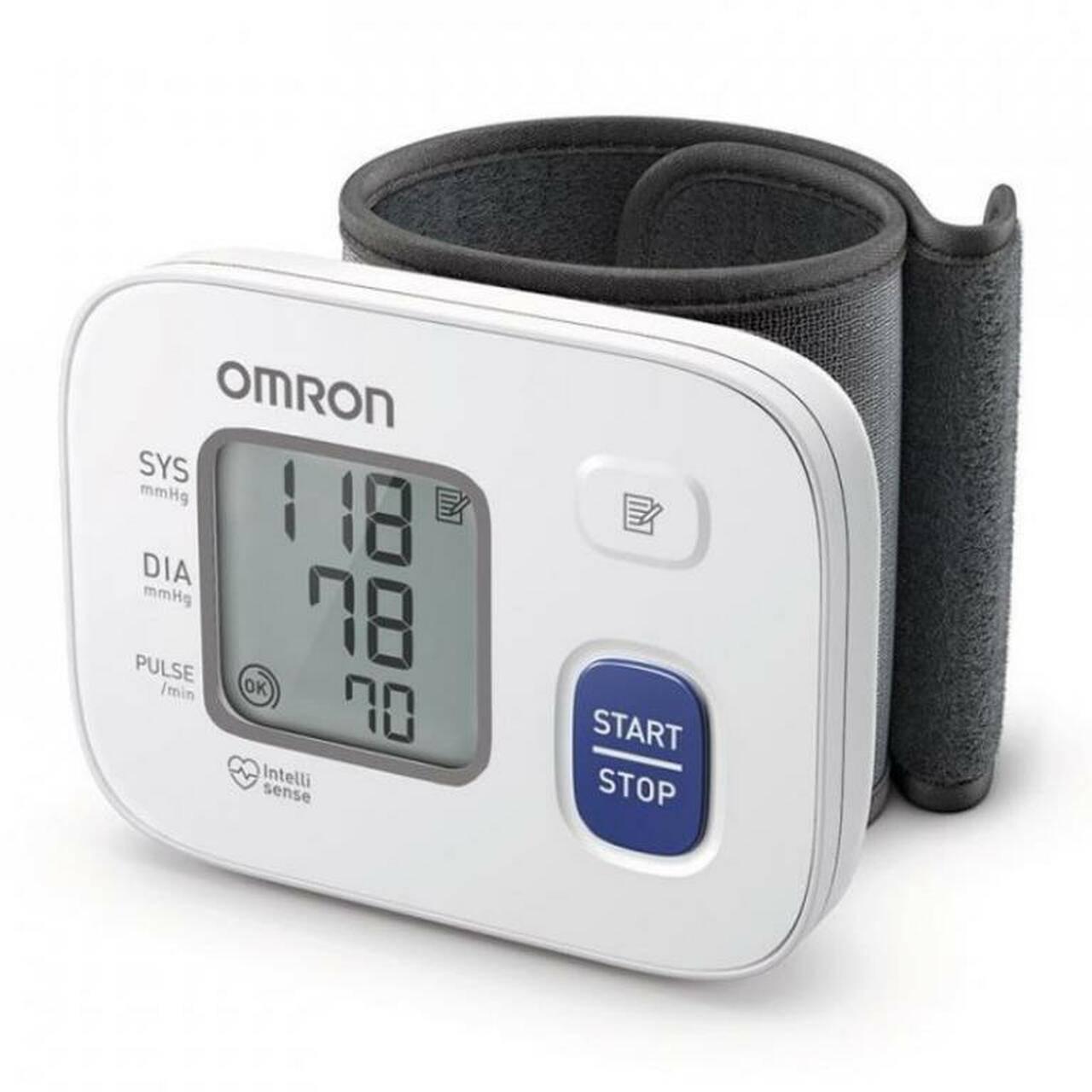 Omron RS2 Intellisense Automatic Wrist Blood Pressure Monitor, Large LCD Display