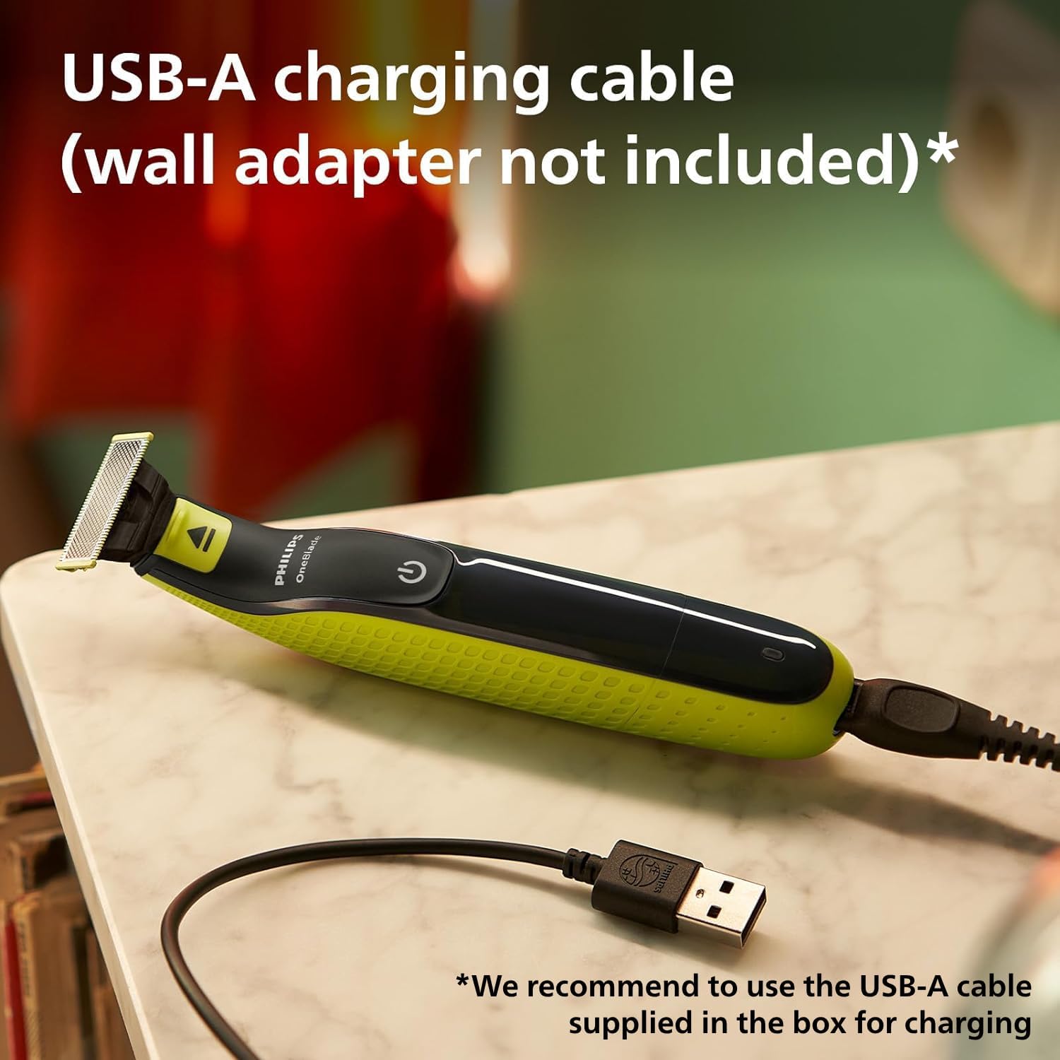 Philips Oneblade 360 QP2734/30 Rechargeable Facial Trimmer Wet & Dry - Eco Pack