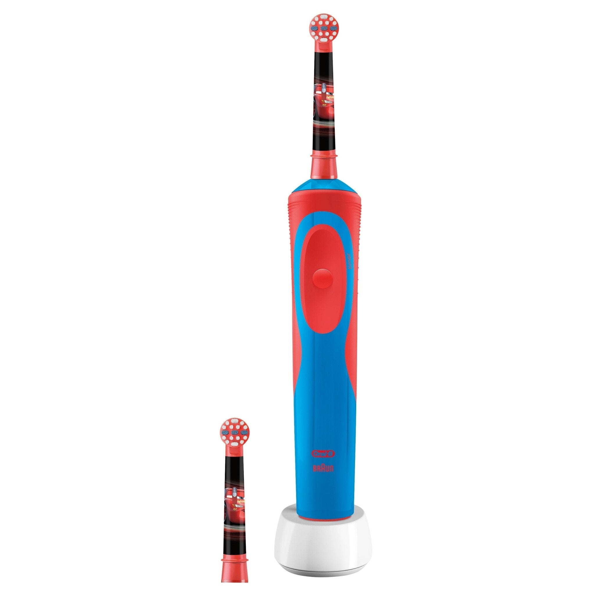 Oral-B Cars Kids Electric Rechargeable Toothbrush with 2 Replacement Brush Heads - Healthxpress.ie