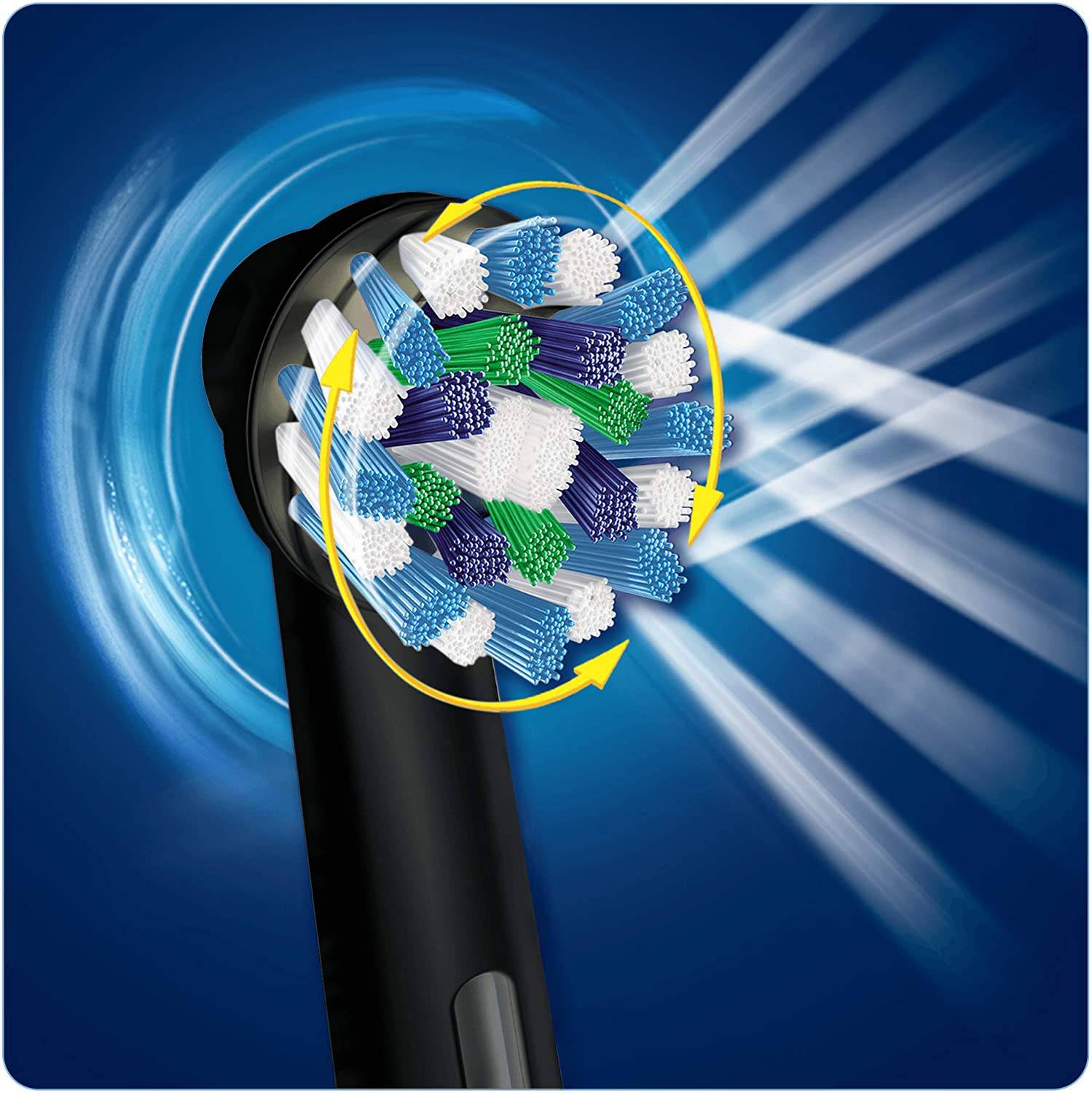 Oral-B CrossAction 2pk Replacement Toothbrush Heads - Black Edition - Healthxpress.ie