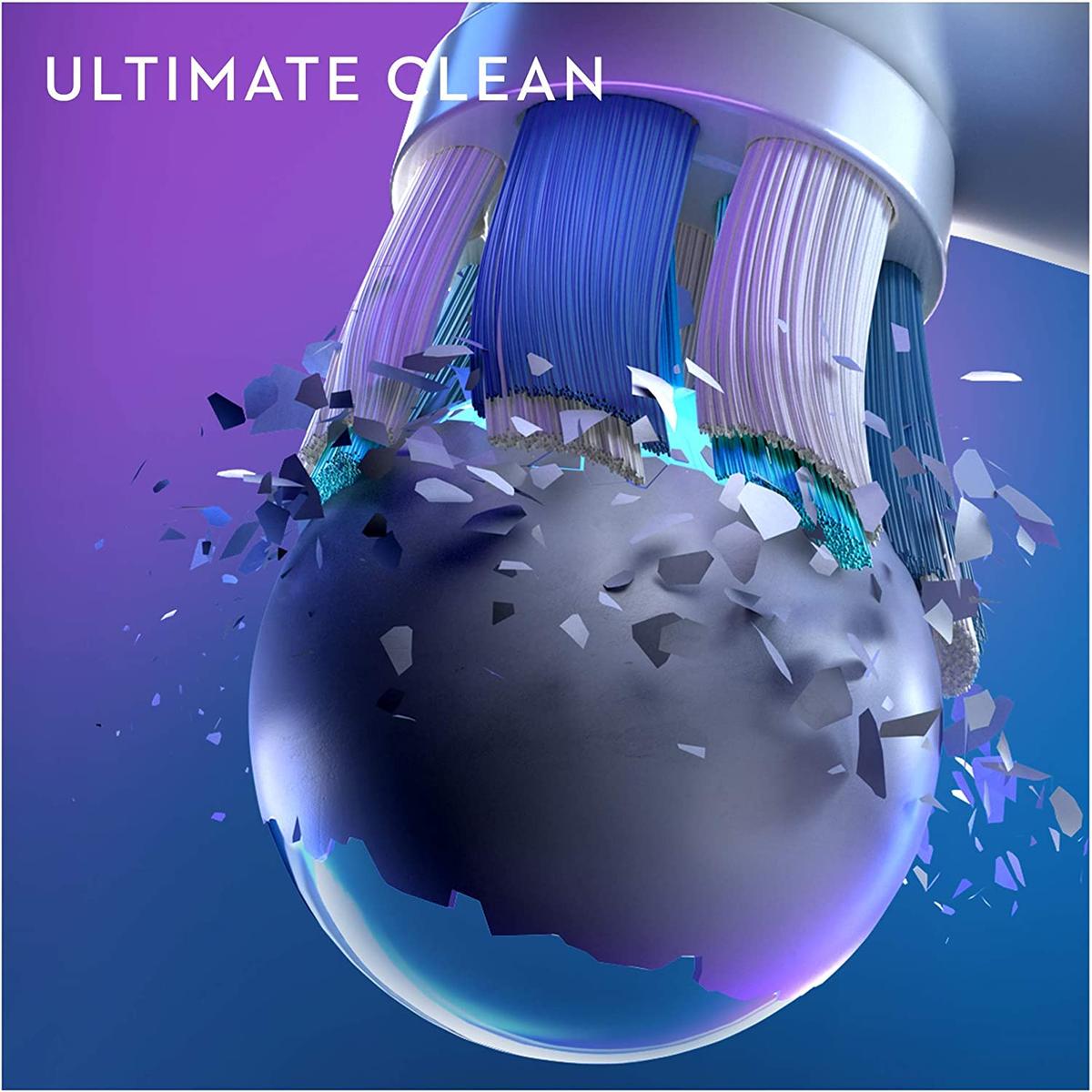 Oral-B iO 2pk Ultimate Clean Toothbrush Replacement Heads - White - Healthxpress.ie