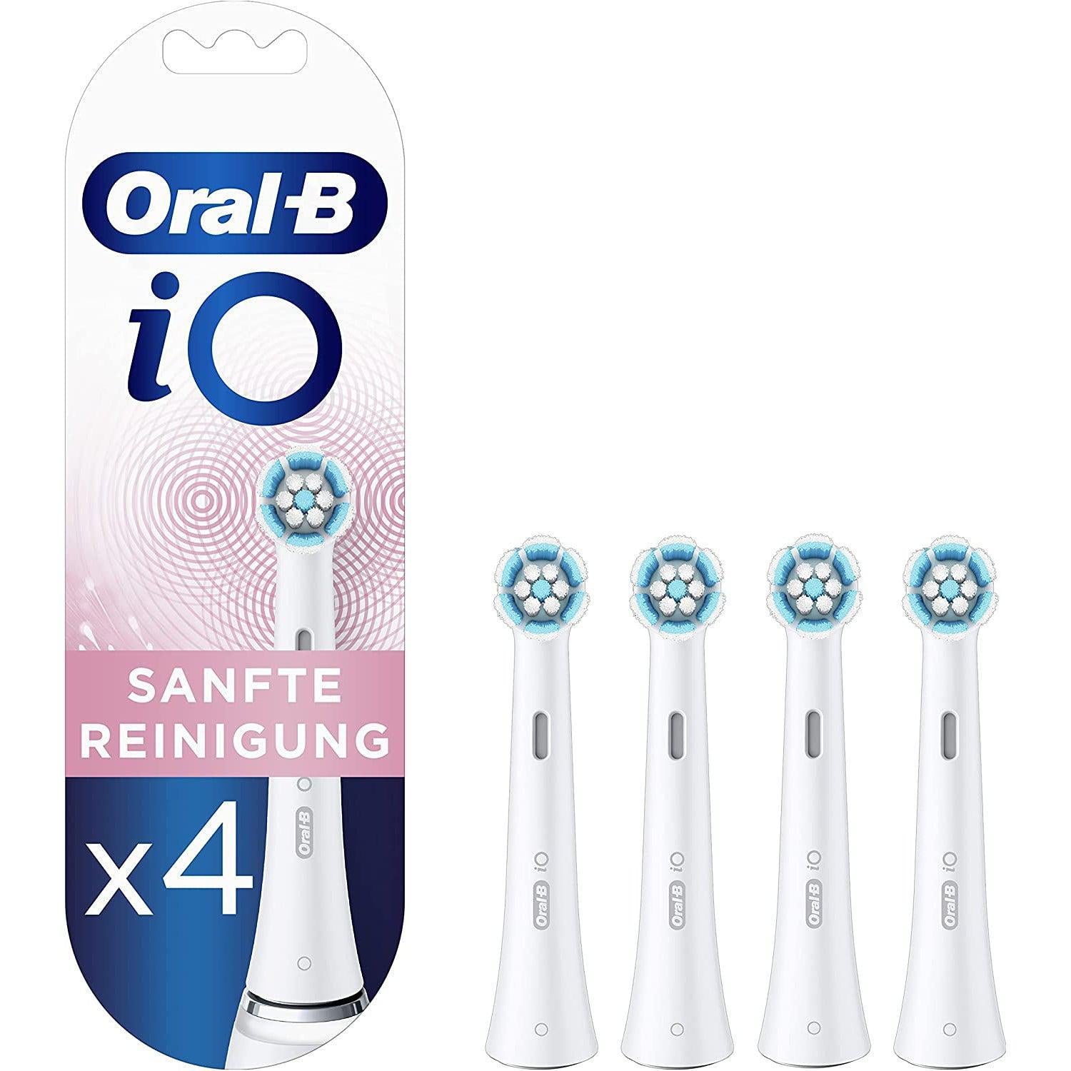 Oral-B iO 4pk Gentle Cleaning Toothbrush Heads for Sensational Mouth Feeling - Healthxpress.ie