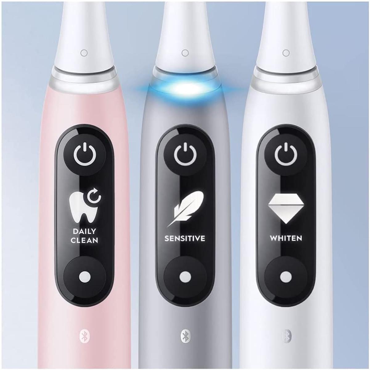 Oral-B iO6 Electric Toothbrush with Revolutionary Magnetic Technology and Micro Vibrations - Grey Opal - Healthxpress.ie
