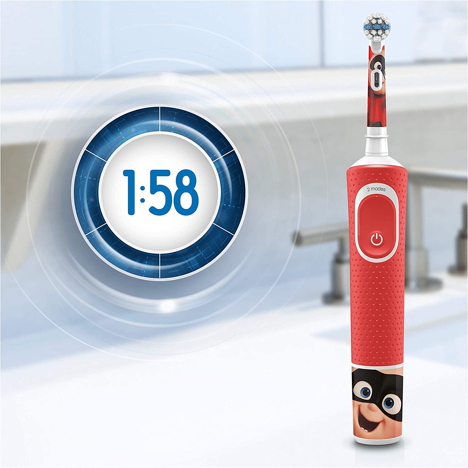 Oral-B Kids Electric Toothbrush Rechargeable Disney Pixar 3+ - Healthxpress.ie