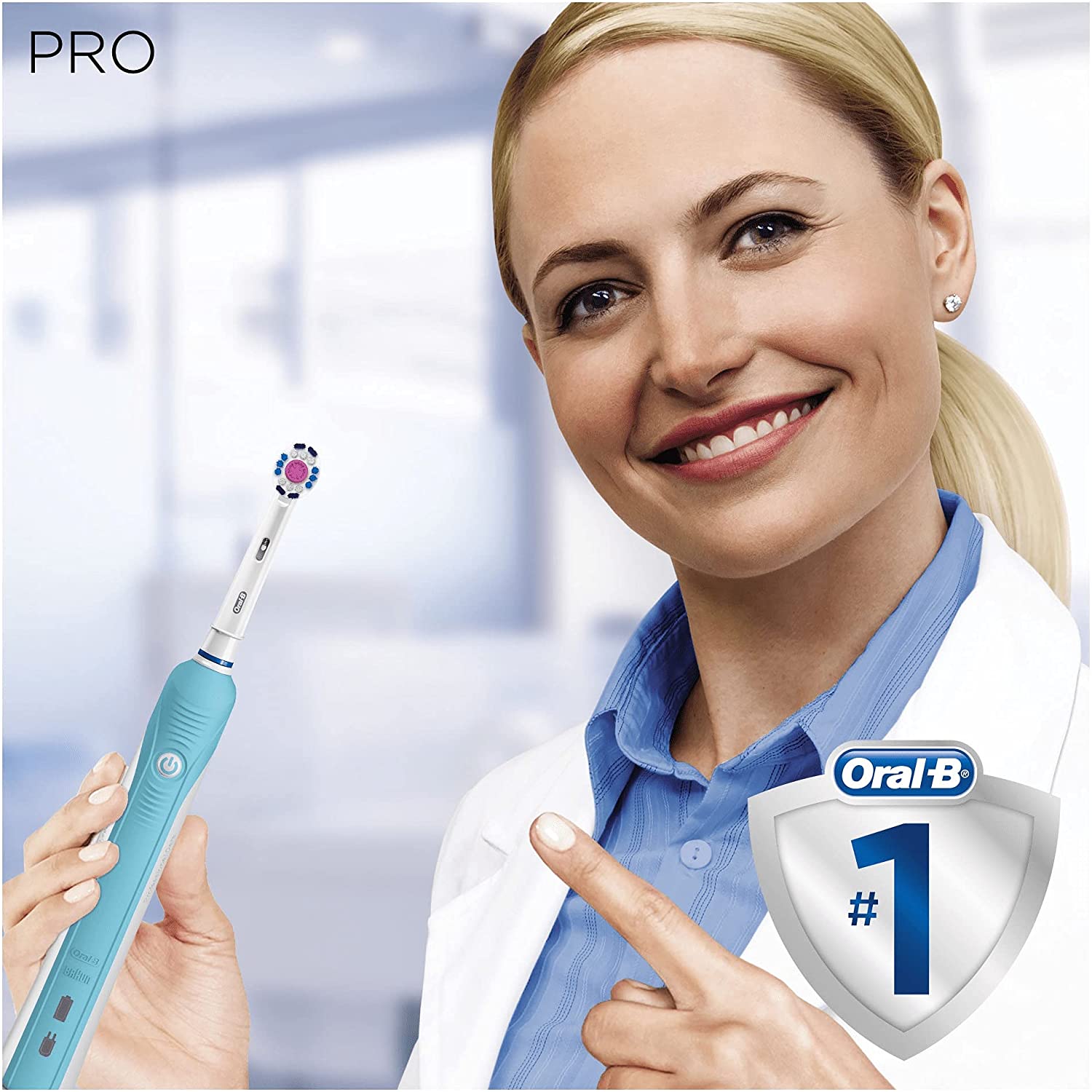 Oral-B Pro 1 3D White Electric Rechargeable Toothbrush