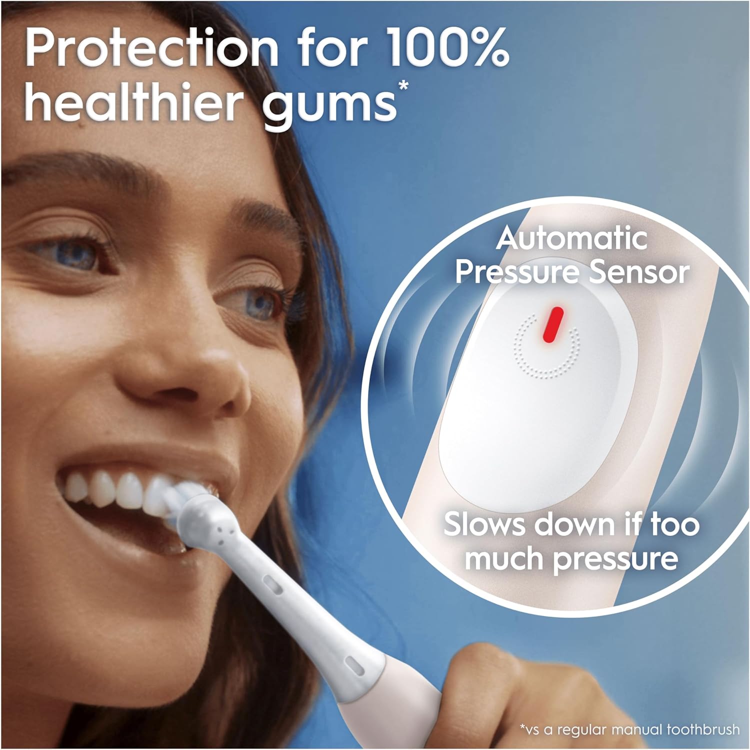 Oral-B iO2 Green Electric Toothbrush, 1 Ultimate Clean Toothbrush Head, 1 Travel Case, Designed by Braun