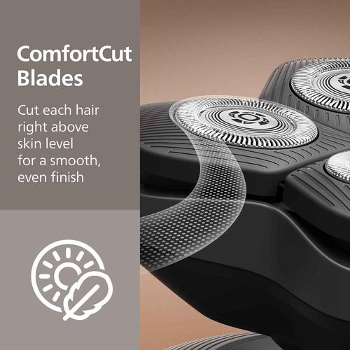 Philips Head Shaver Pro 5000 Series - Skull Shaver for Men and Women, 360° Flexing Head & ComfortCut Blades for Clean Shave, Gentle on Skin, Model HS5980/15