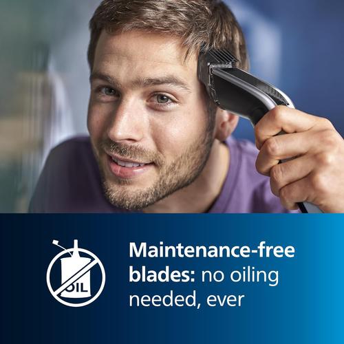 Philips Hair Clippers, Series 5000 Trim-n-Flow PRO Technology Hair Clipper, Fully Washable with Self-Sharpening Stainless Steel Blades - HC5630/13