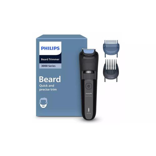 Philips Series 3000 Beard Trimmer BT3620/15 - Self-Sharpening Steel Blades