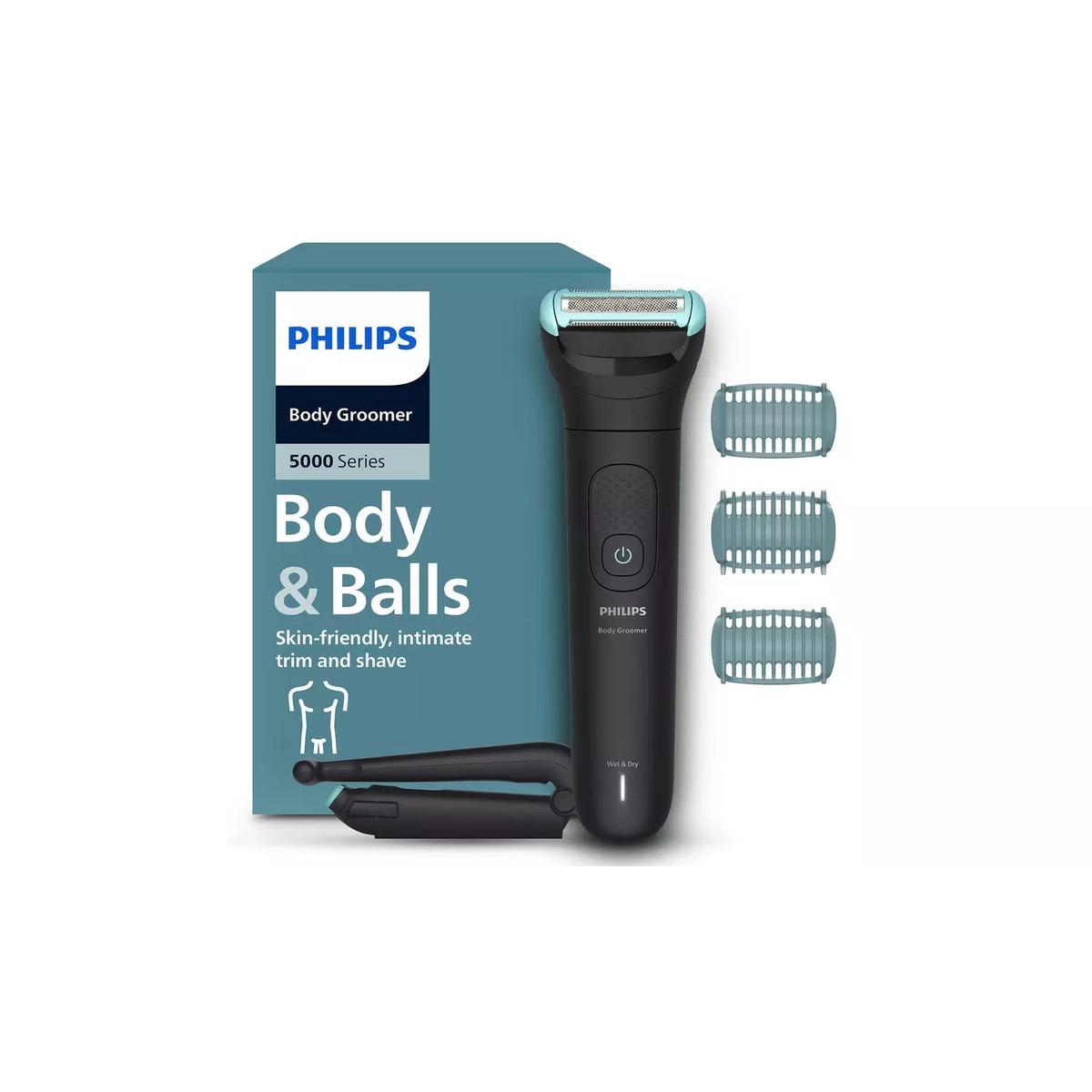 Philips Series 5000 Body Groomer with easy reach Back Attachment - BG5475/15