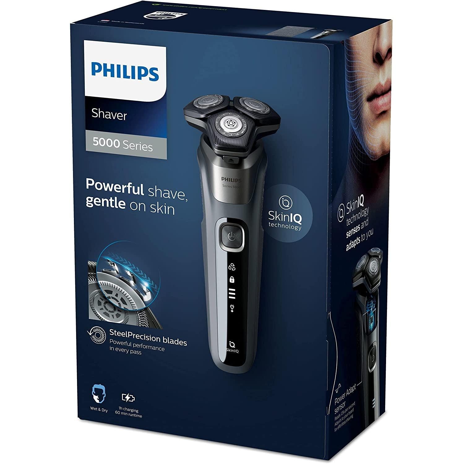 Philips 5000 Series S5587/10 Wet And Dry Electric Shaver with advanced SkinIQ technology - Healthxpress.ie