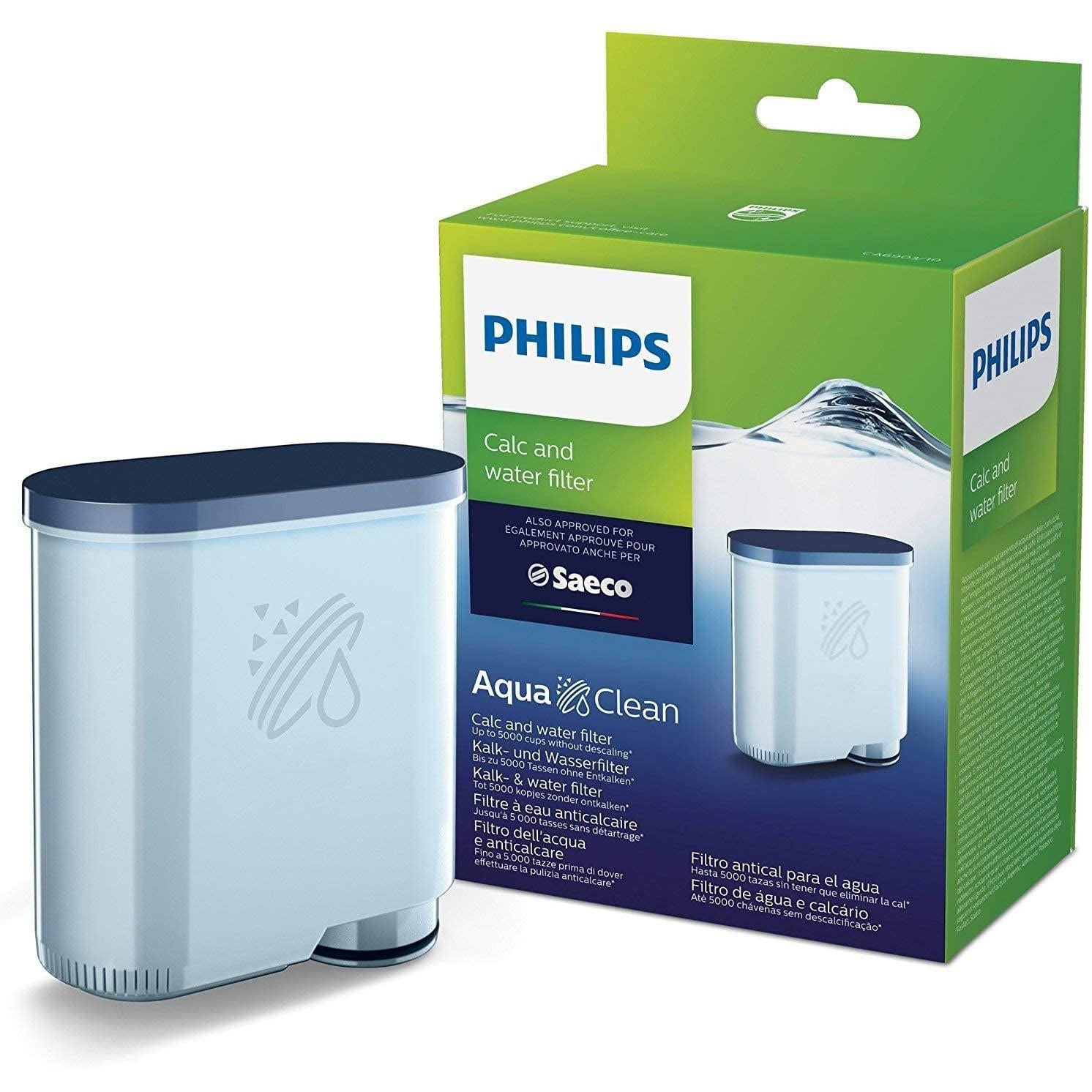 Philips AquaClean Calc and Water FIlter for Espresso Machine - CA6903/