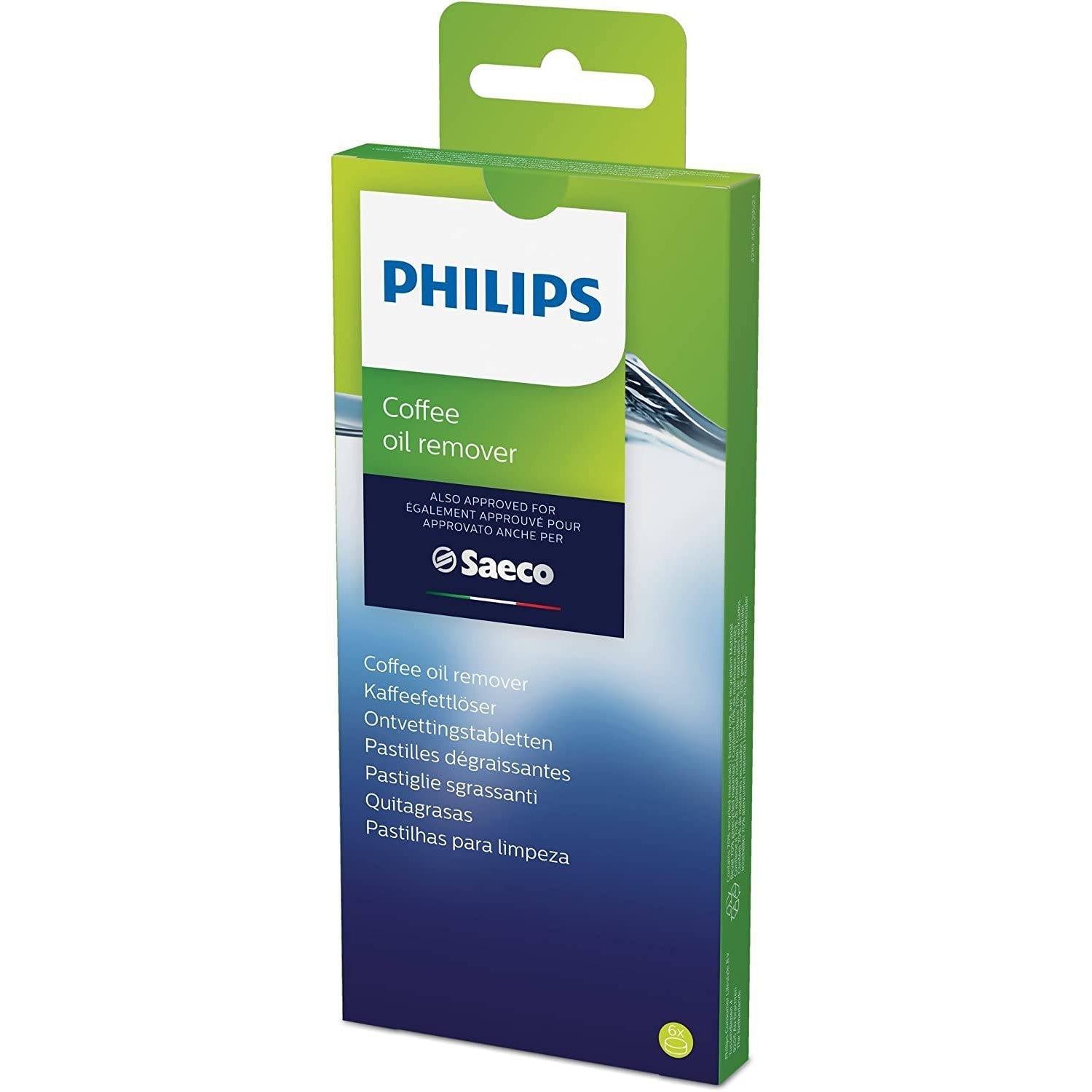 Philips CA6704/10 Coffee Fat Remover, 6 Tablets for Philips, Saeco and Other Fully Automatic Coffee Machines
